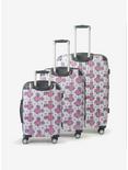 FUL Disney Minnie Mouse Floral Hardside Rolling Luggage 3 Piece Set, , alternate