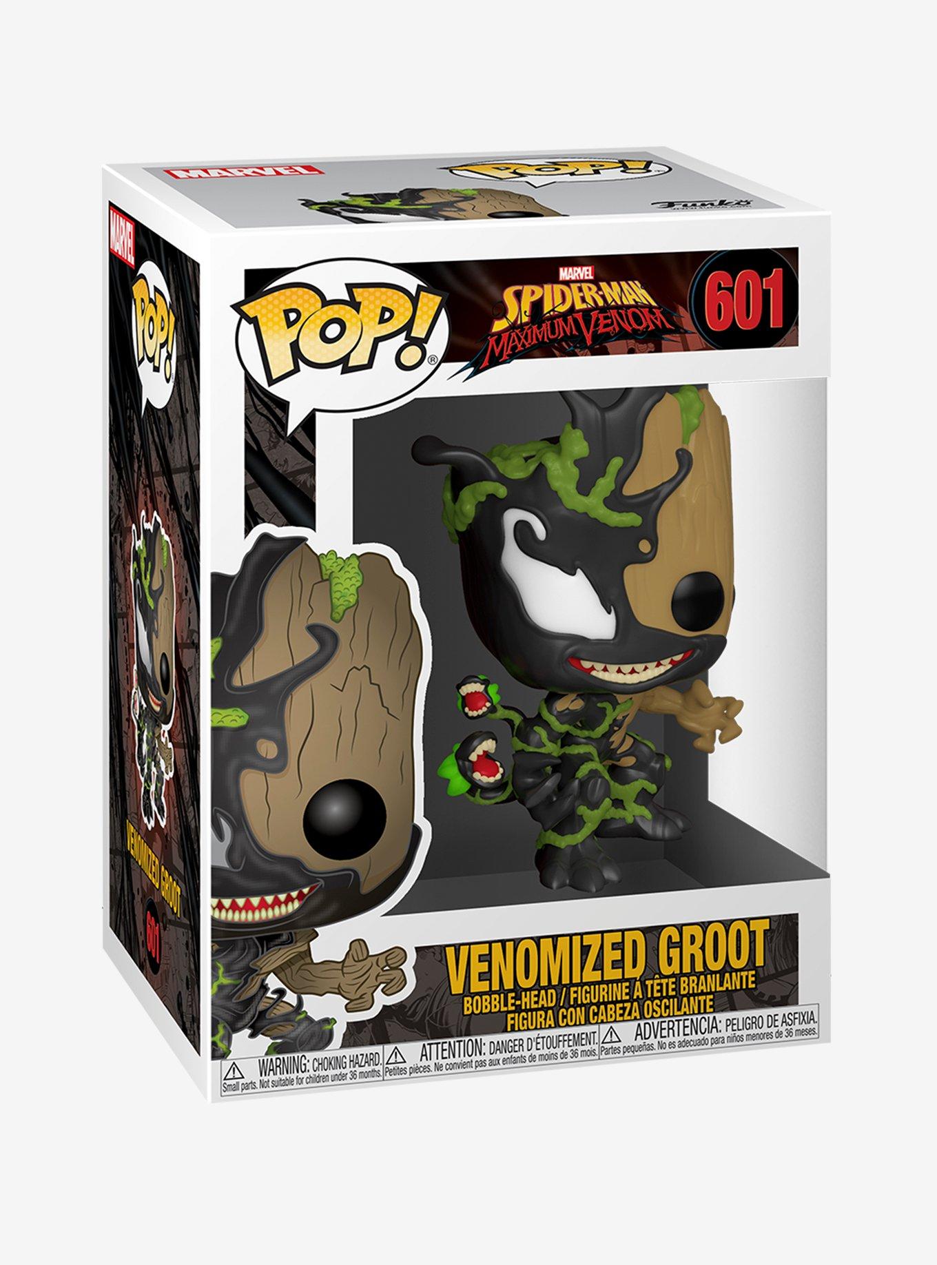 Funko Marvel Spider-Man Maximum Venom Pop! Venomized Groot Vinyl Bobble-Head, , alternate