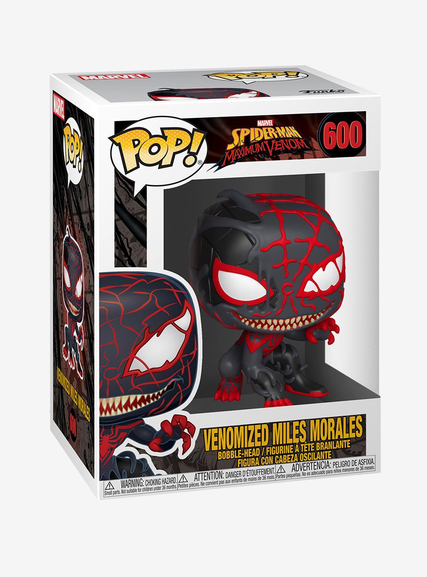 Funko Marvel Spider-Man Maximum Venom Pop! Venomized Miles Morales Vinyl Bobble-Head, , alternate