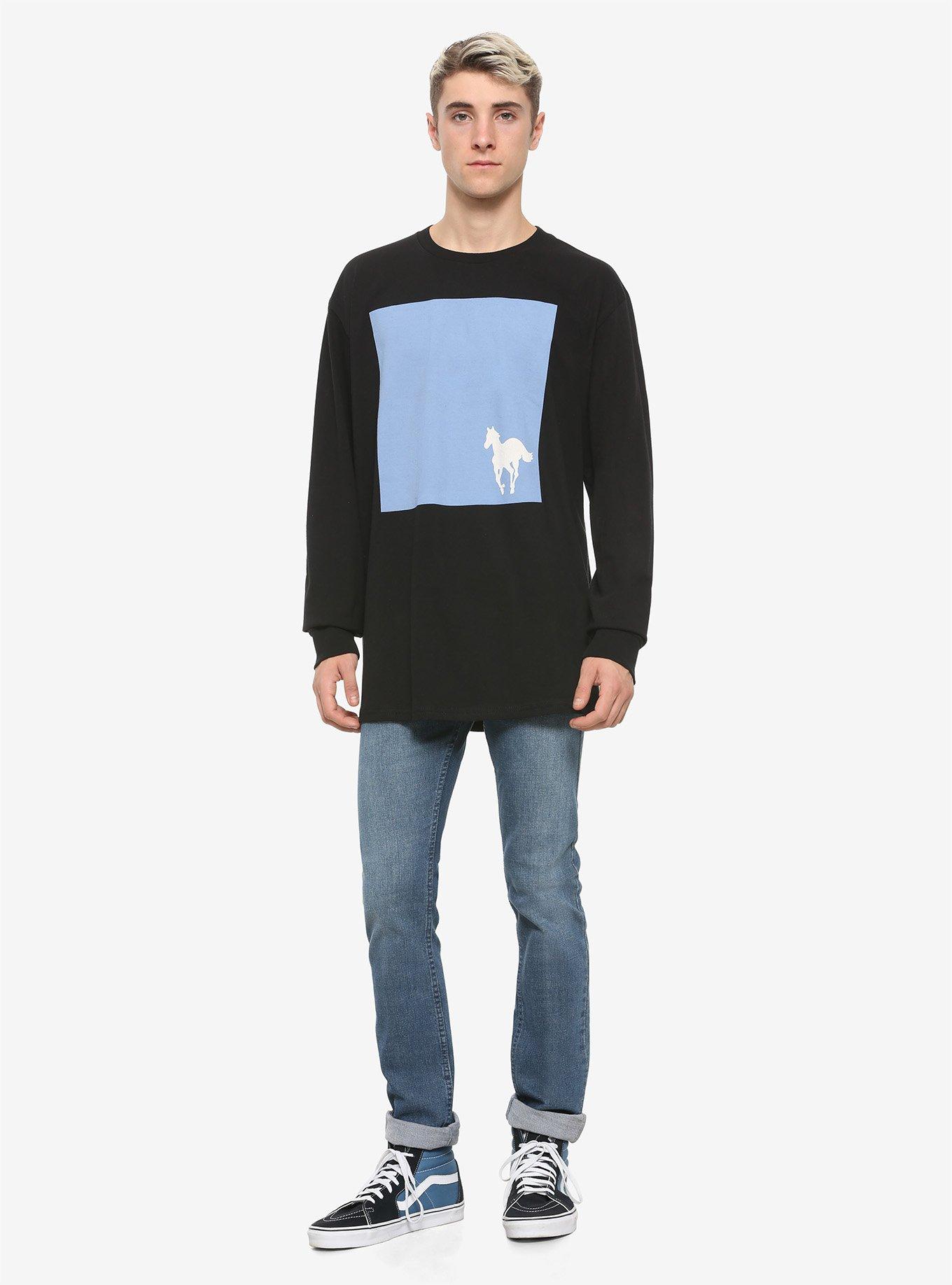 Deftones White Pony Long-Sleeve T-Shirt, BLACK, alternate