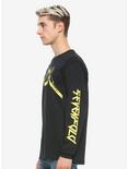 Avenged Sevenfold Metal Font Long-Sleeve T-Shirt, BLACK, alternate