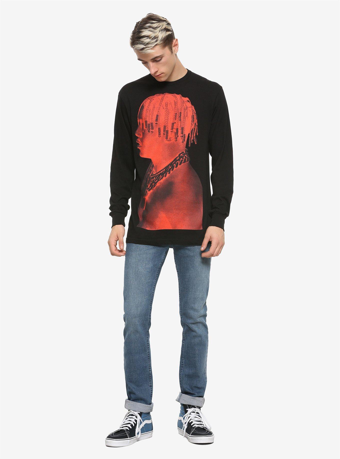 Lil Yachty Red Photo Long-Sleeve T-Shirt, BLACK, alternate