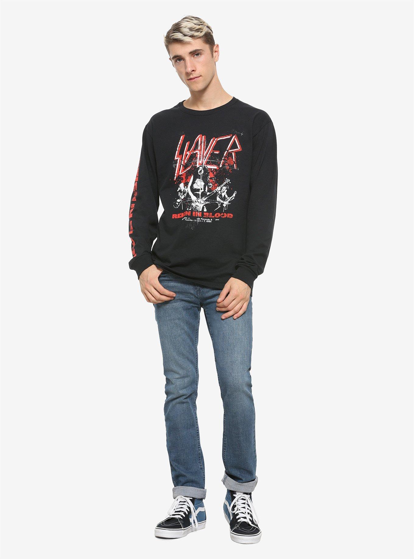 Slayer Reigning Blood Record Release Long-Sleeve T-Shirt, BLACK, alternate