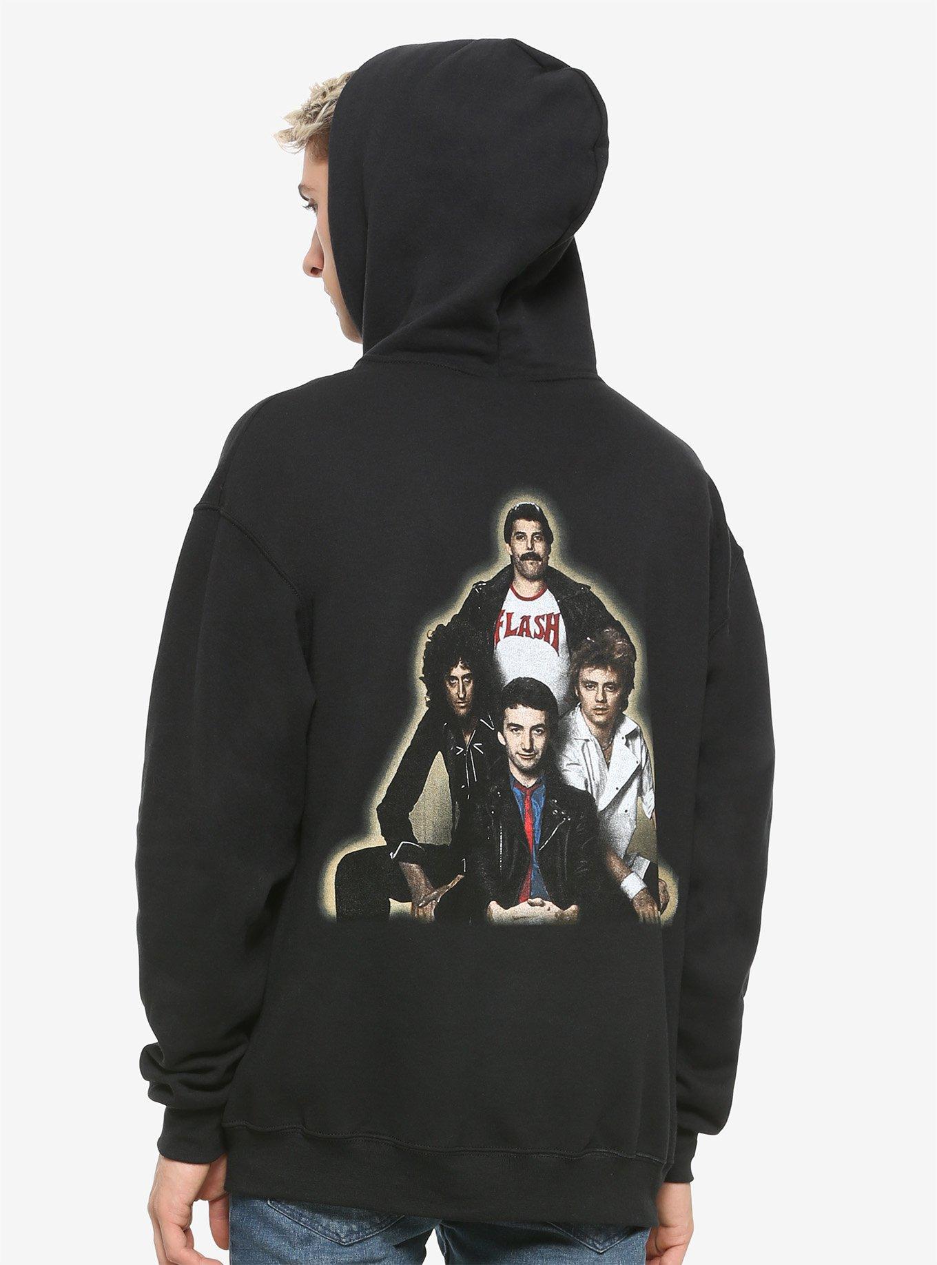 Queen Band Portrait Hoodie, BLACK, alternate