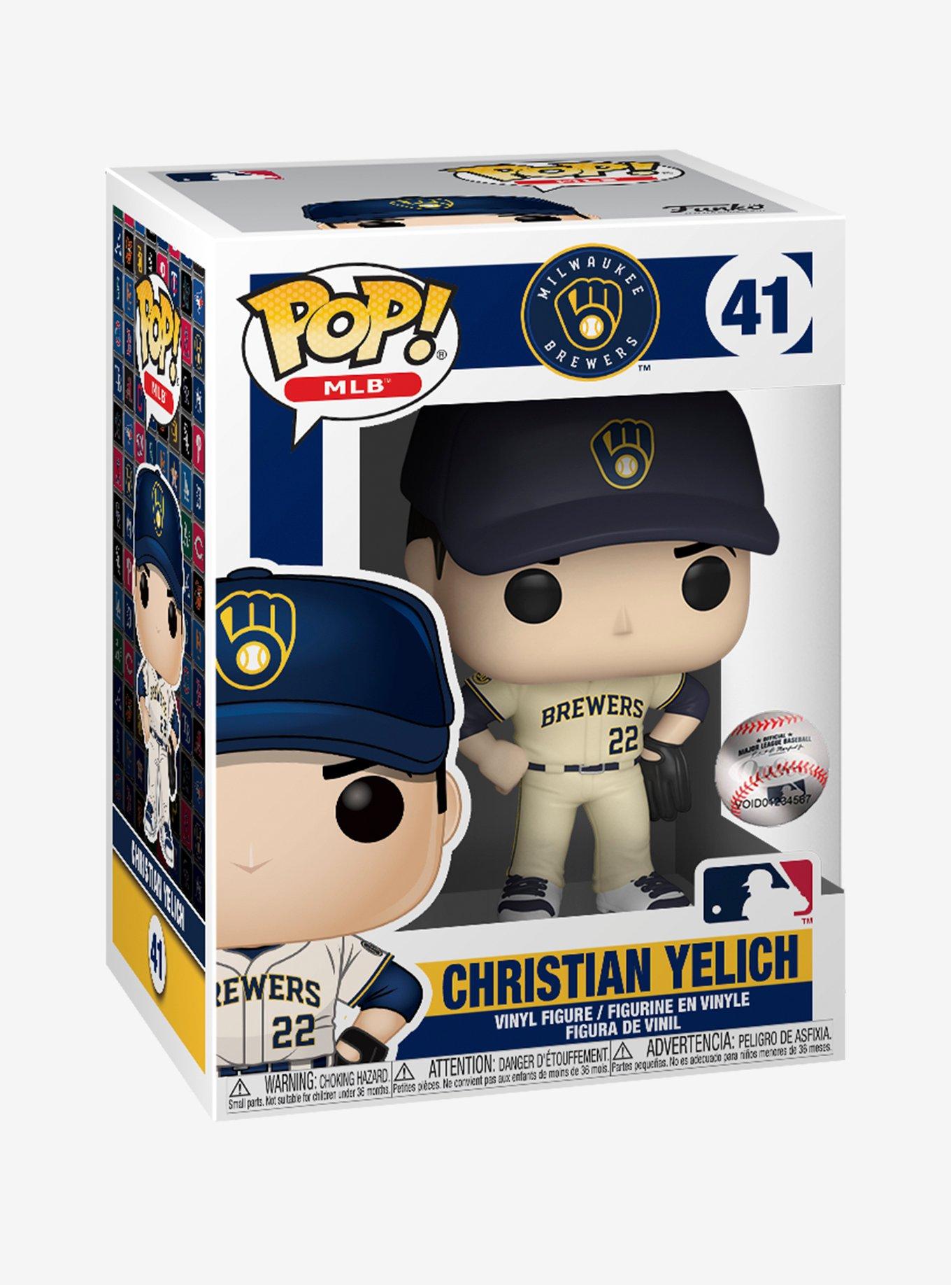 Funko Milwaukee Brewers Pop! MLB Christian Yelich Vinyl Figure, , alternate