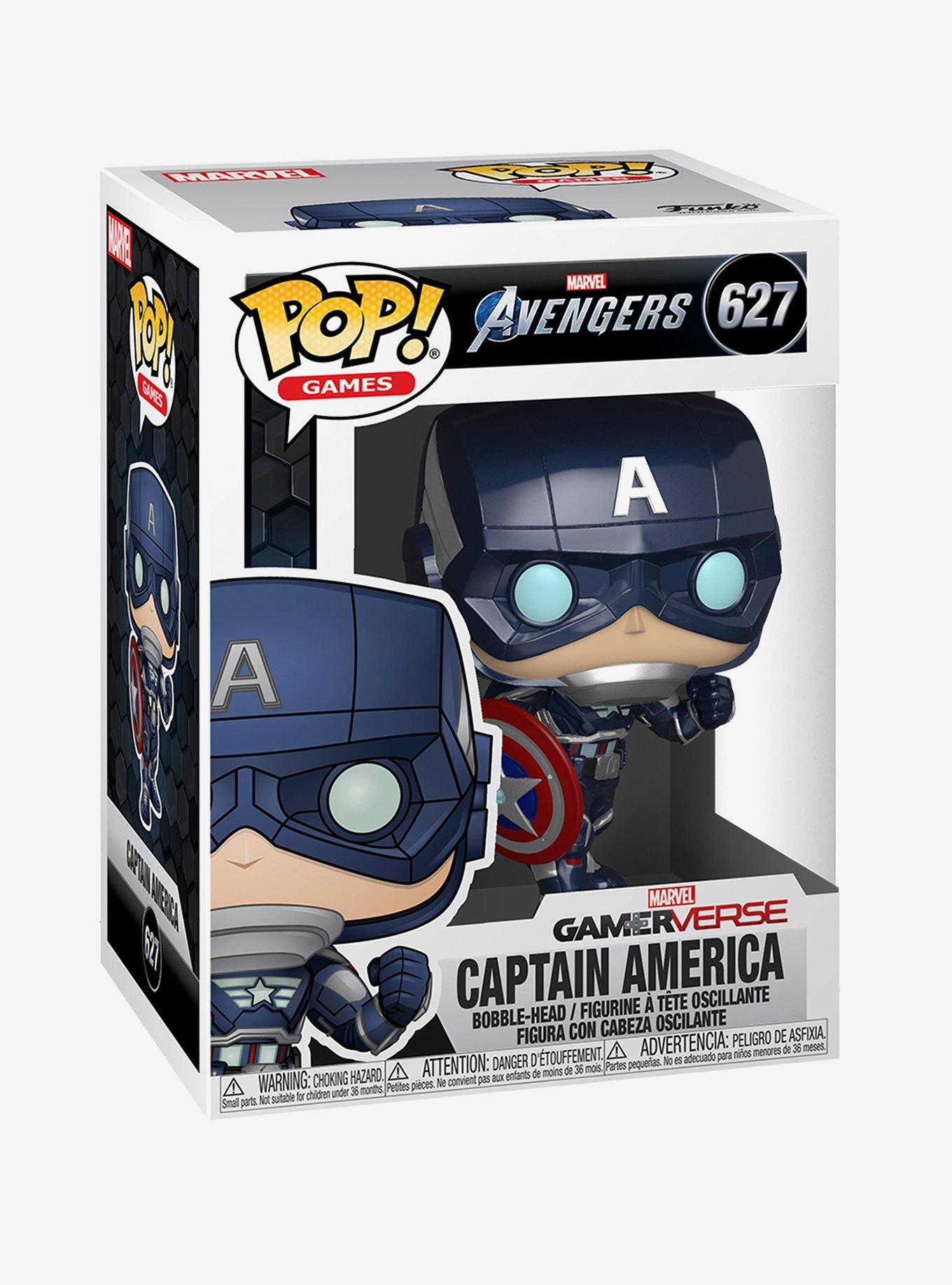 Funko Marvel Avengers Pop! Games Gamerverse Captain America Vinyl Bobble-Head, , alternate