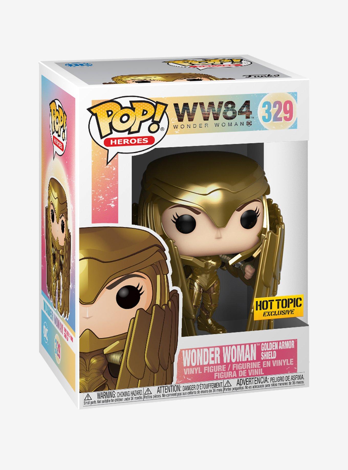 Funko DC Comics Wonder Woman 1984 Pop! Wonder Woman (Golden Eagle Armor) Vinyl Figure Hot Topic Exclusive, , alternate