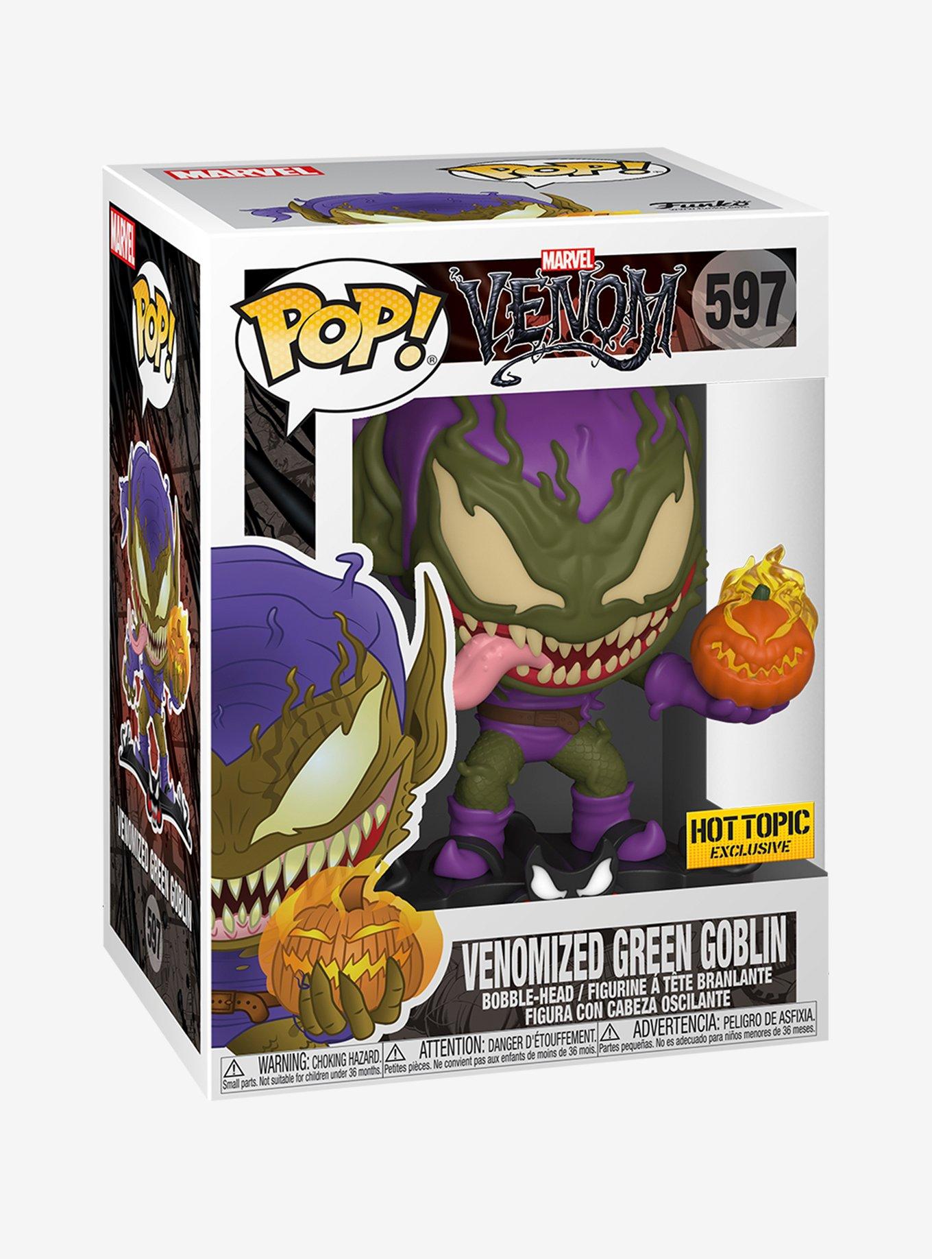 Funko Marvel Venom Pop! Venomized Green Goblin Vinyl Bobble-Head Hot Topic Exclusive, , alternate