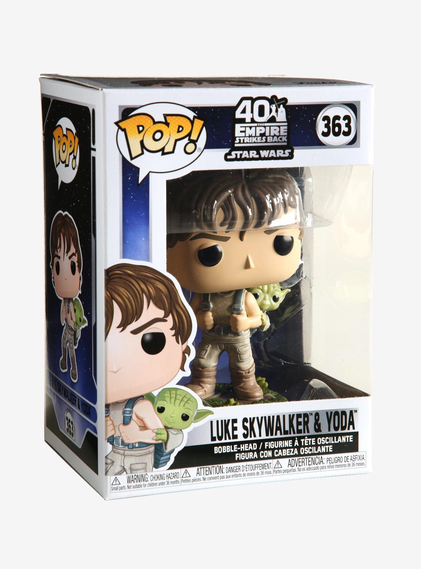 Funko Star Wars: The Empire Strikes Back Pop! Luke Skywalker & Yoda Vinyl Bobble-Head, , alternate