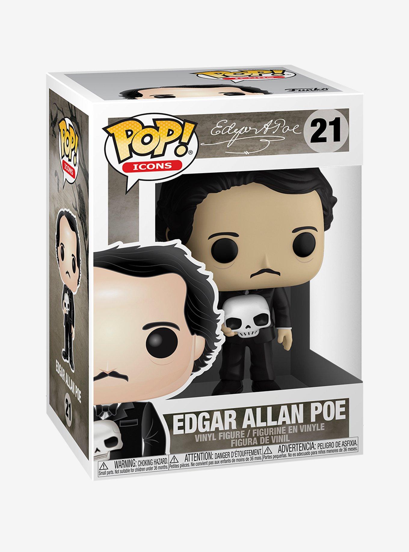 Funko Pop! Icons Edgar Allan Poe Vinyl Figure, , alternate