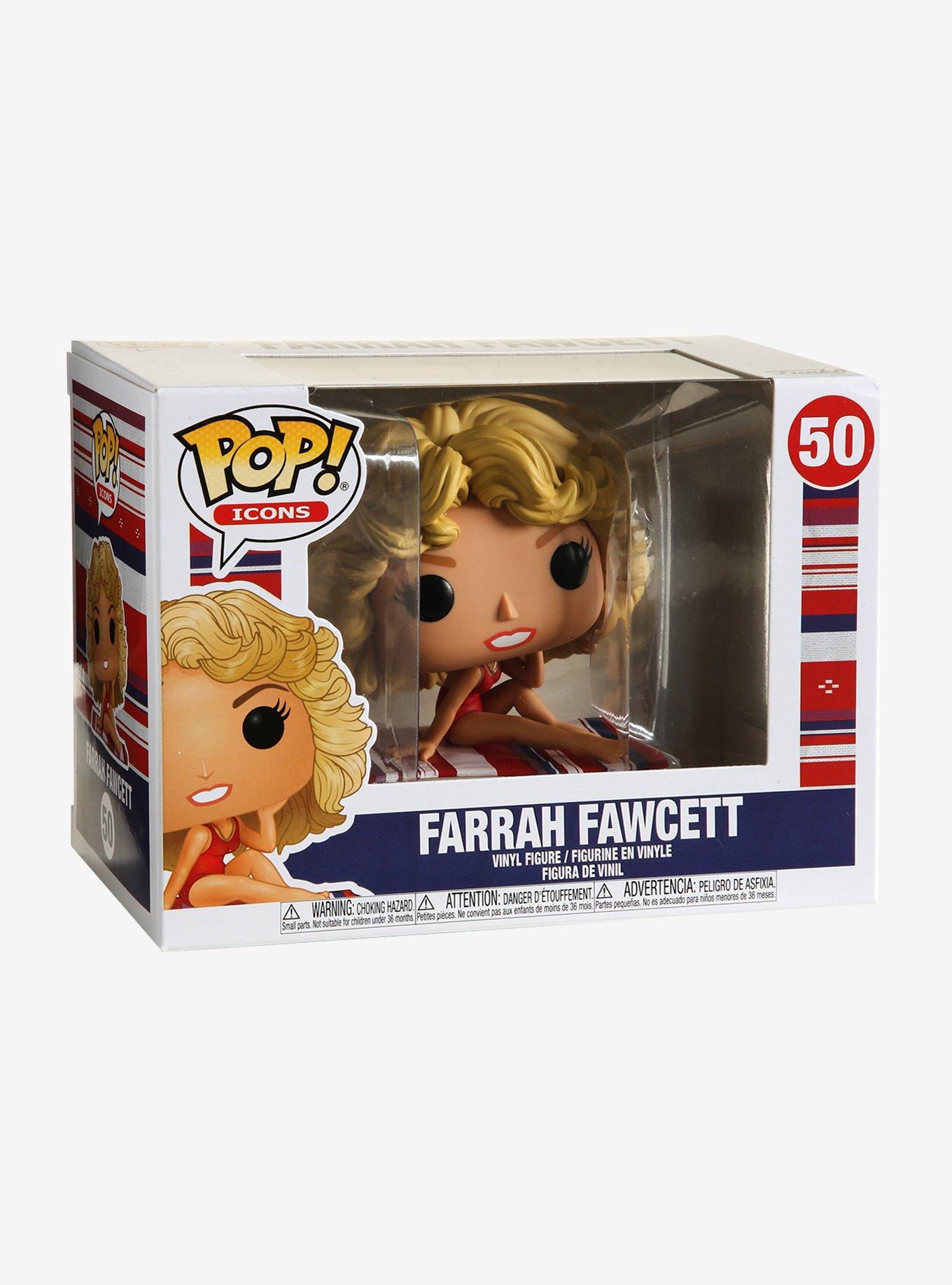 Funko Farrah Fawcett Pop! Icons Farrah Fawcett Vinyl Figure, , alternate