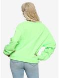 Looney Tunes Neon Green Group Girls Sweatshirt, MULTI, alternate