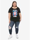 Rick And Morty Wavy Rick Head Girls T-Shirt Plus Size, MULTI, alternate