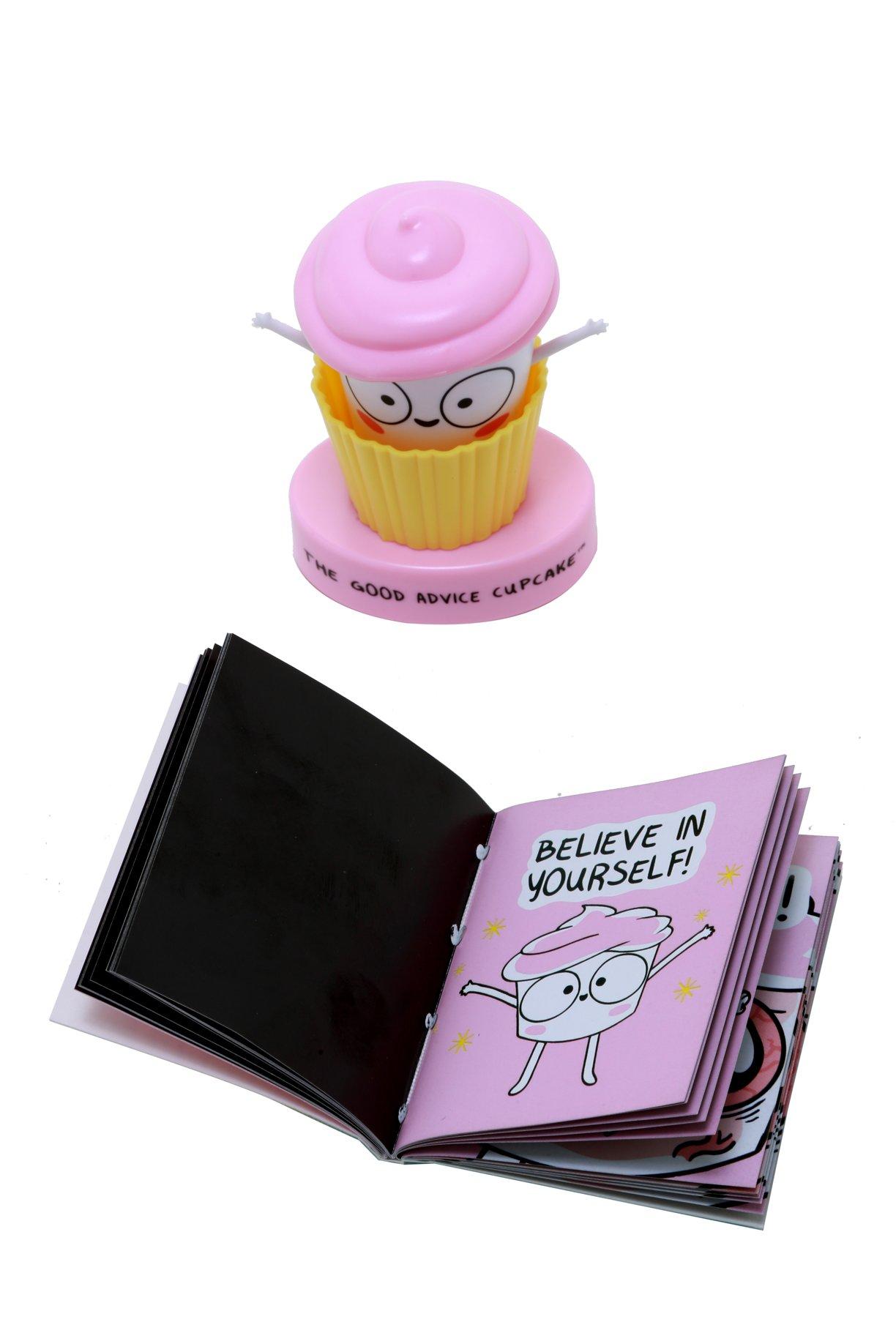 The Good Advice Cupcake Talking Figurine & Flip Book, , alternate