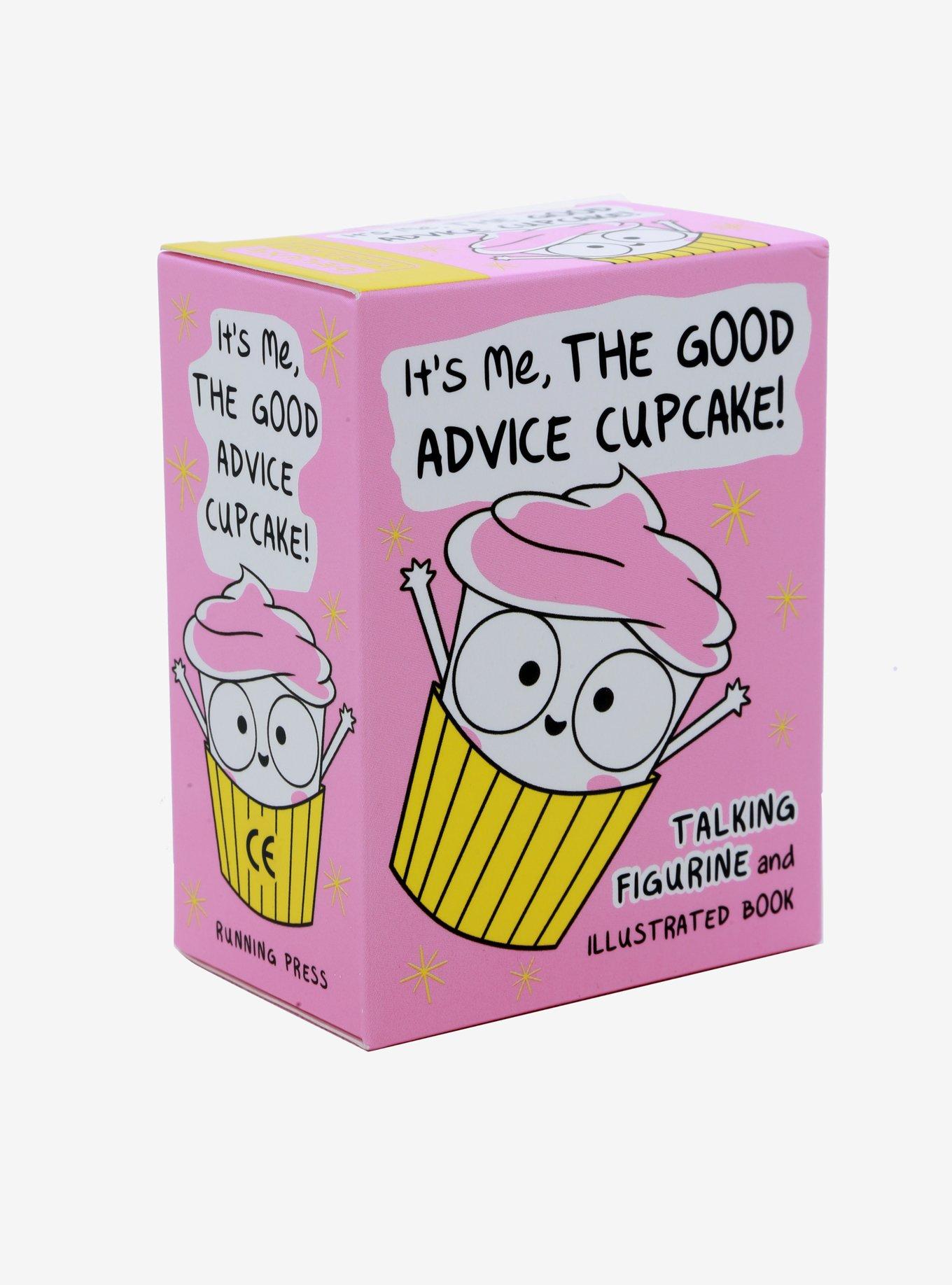 The Good Advice Cupcake Talking Figurine & Flip Book, , alternate