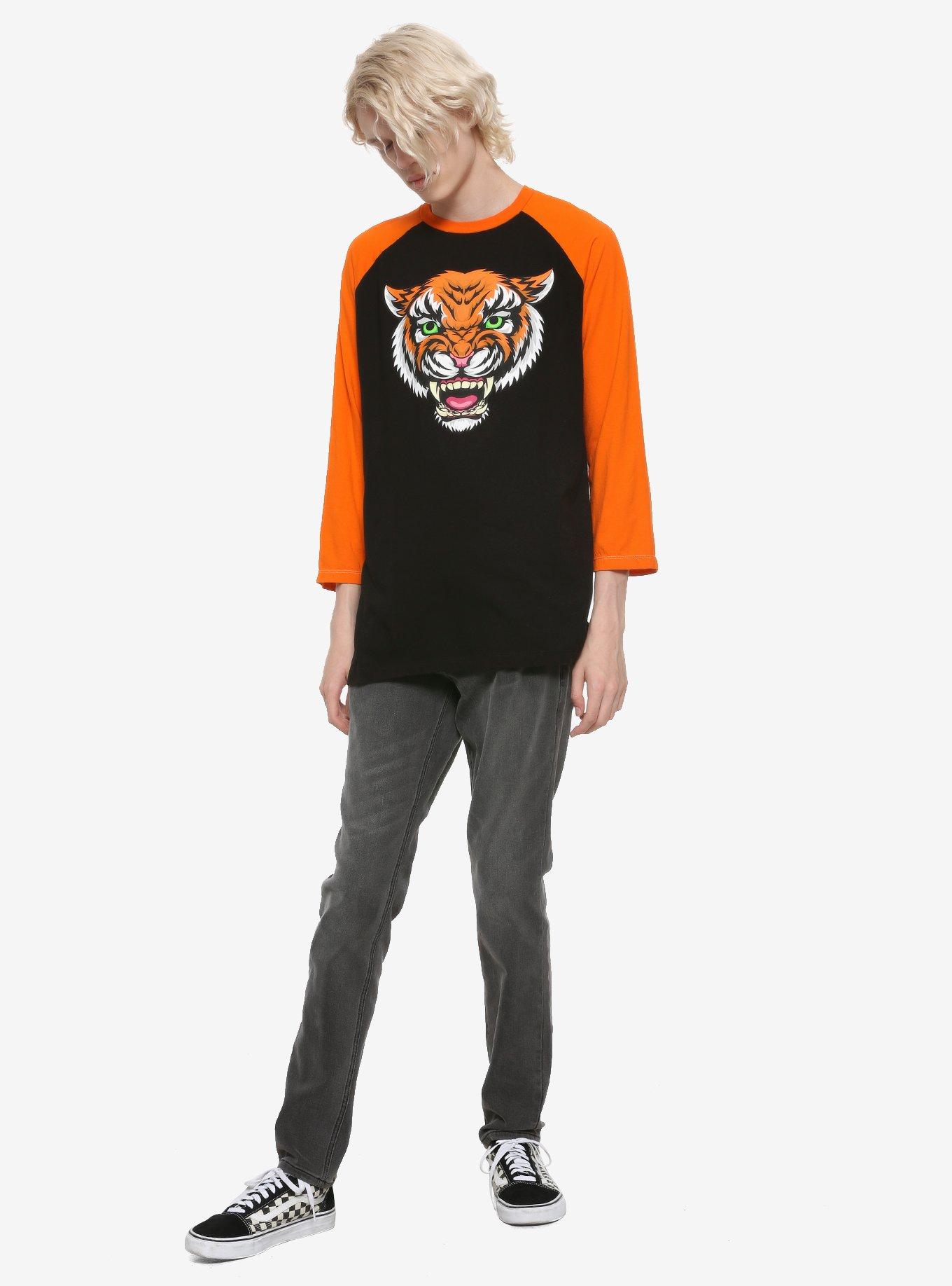 Mandy Tiger Raglan, BLACK, alternate