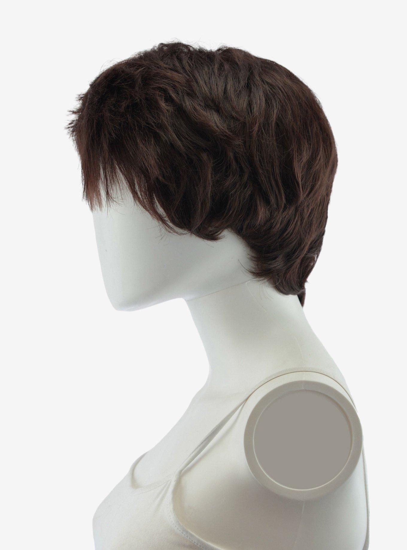 Epic Cosplay Hermes Dark Brown Pixie Hair Wig, , alternate