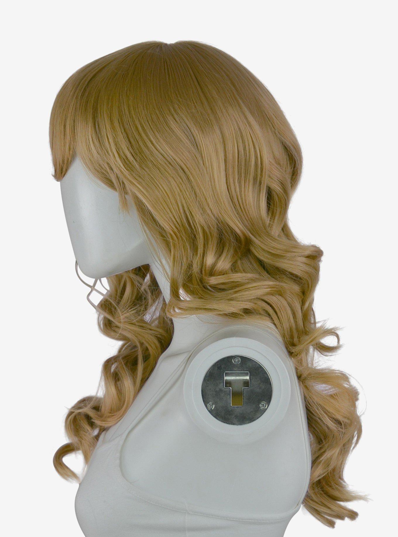 Epic Cosplay Hestia Ash Blonde Shoulder Length Curly Wig, , hi-res