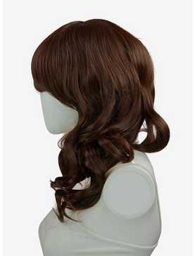Epic Cosplay Hestia Dark Brown Shoulder Length Curly Wig, , hi-res