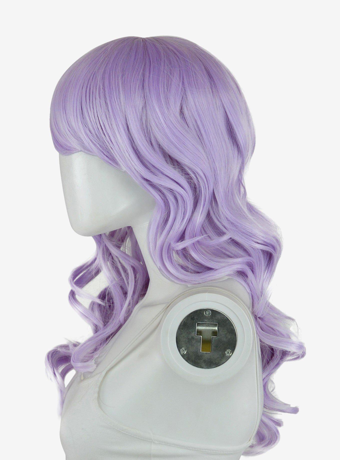 Epic Cosplay Hestia Fusion Vanilla Purple Shoulder Length Curly Wig, , hi-res