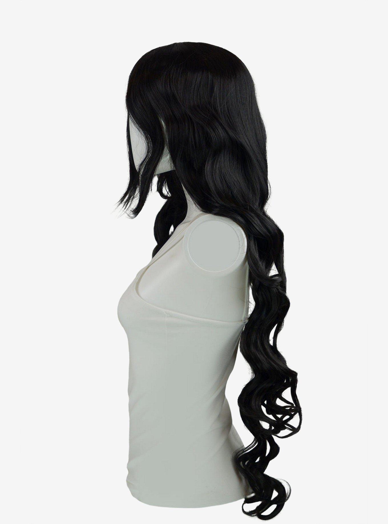 Epic Cosplay Hera Black Long Curly Wig, , alternate