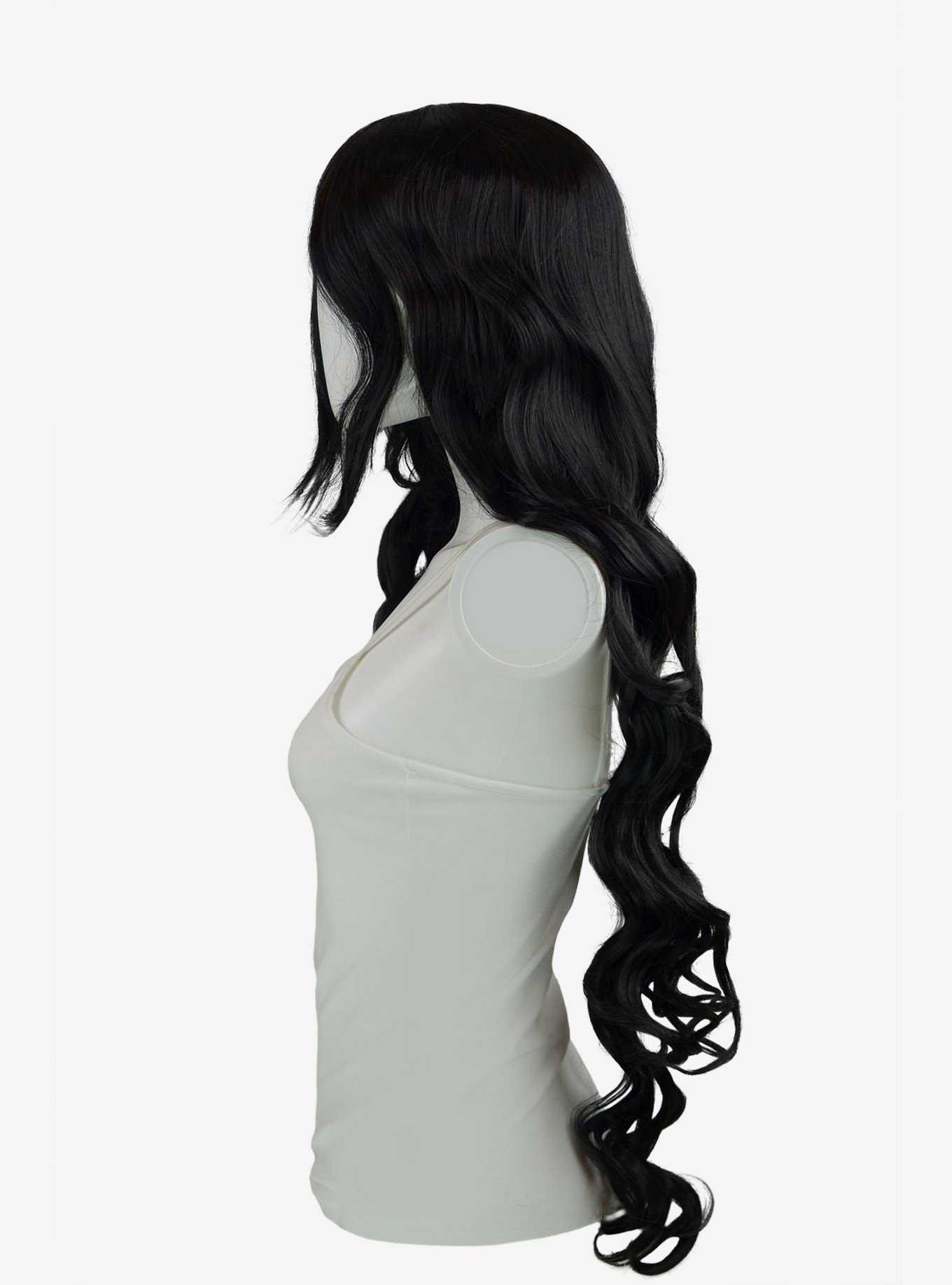 Epic Cosplay Hera Black Long Curly Wig, , hi-res