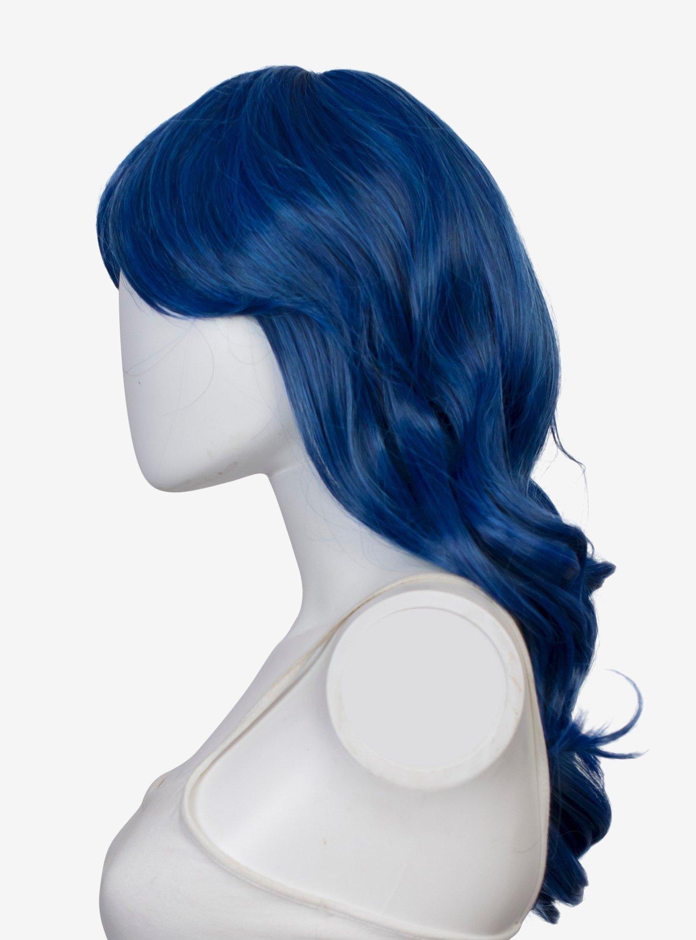 Epic Cosplay Hestia Shadow Blue Shoulder Length Curly Wig