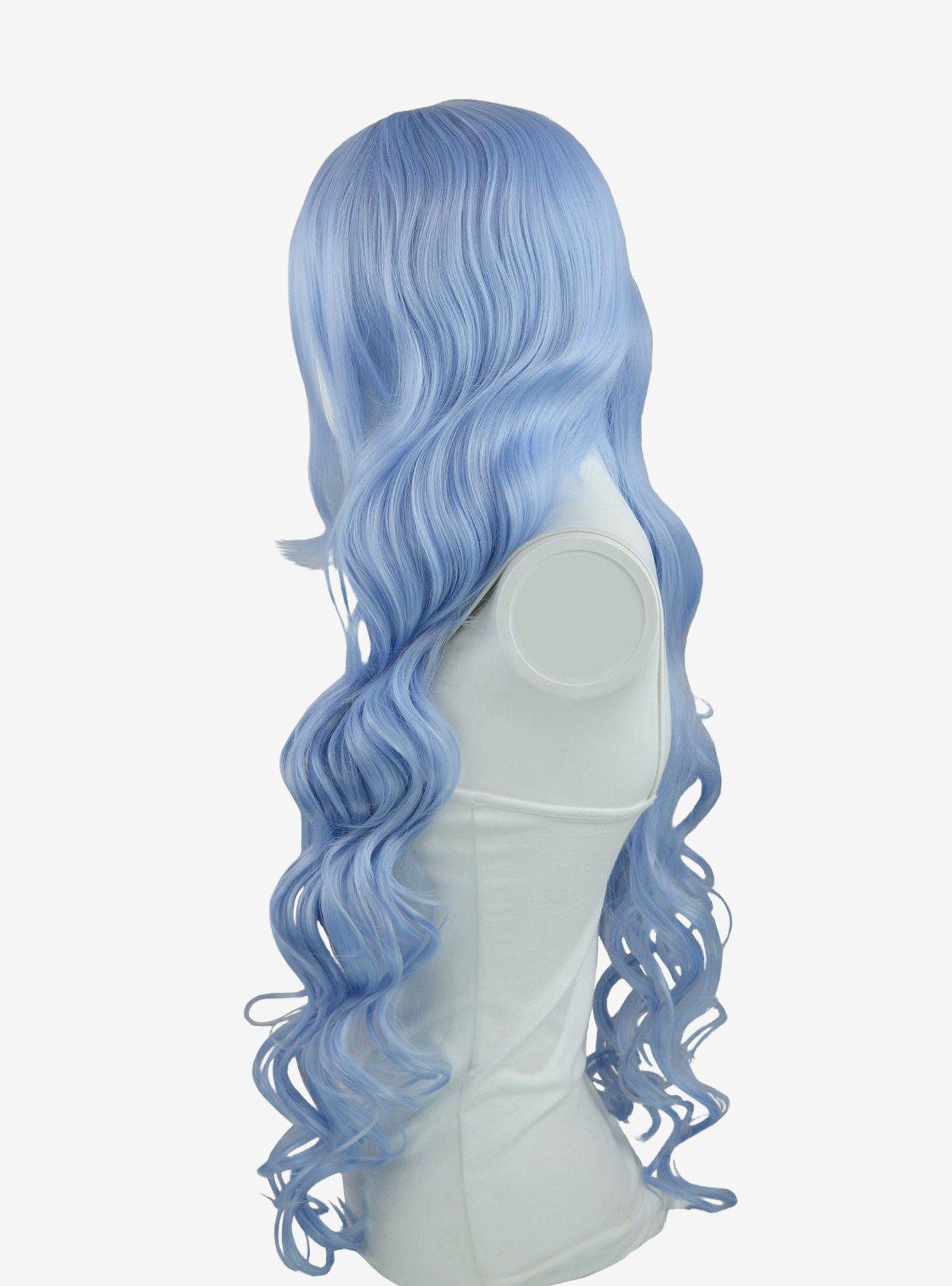 Epic Cosplay Hera Ice Blue Long Curly Wig, , hi-res