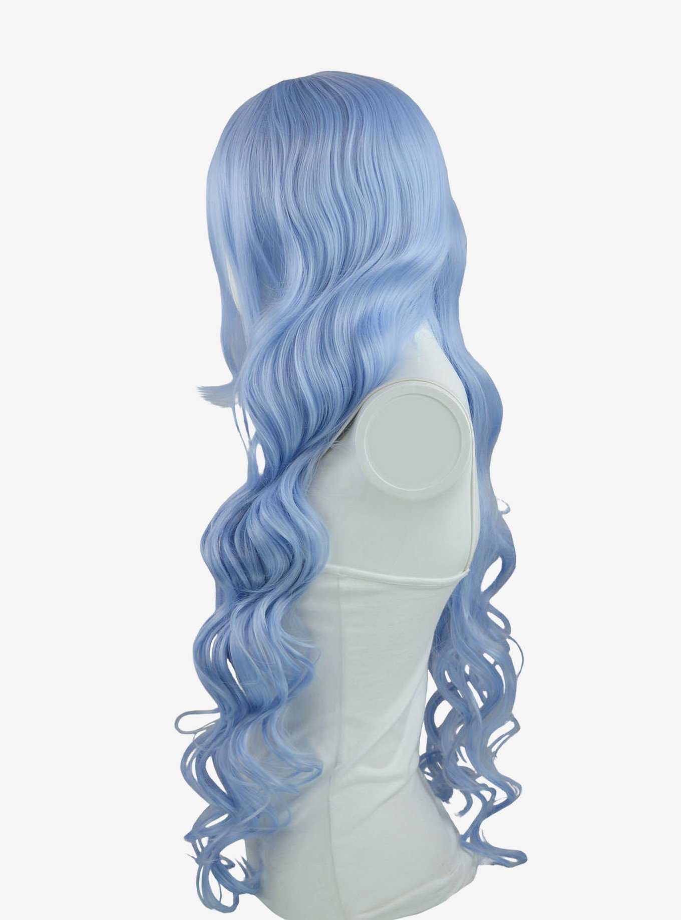 Epic Cosplay Hera Ice Blue Long Curly Wig, , hi-res