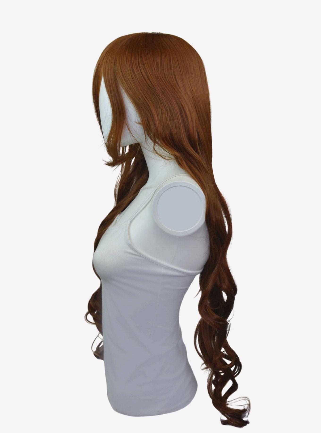 Epic Cosplay Hera Light Brown Long Curly Wig, , hi-res