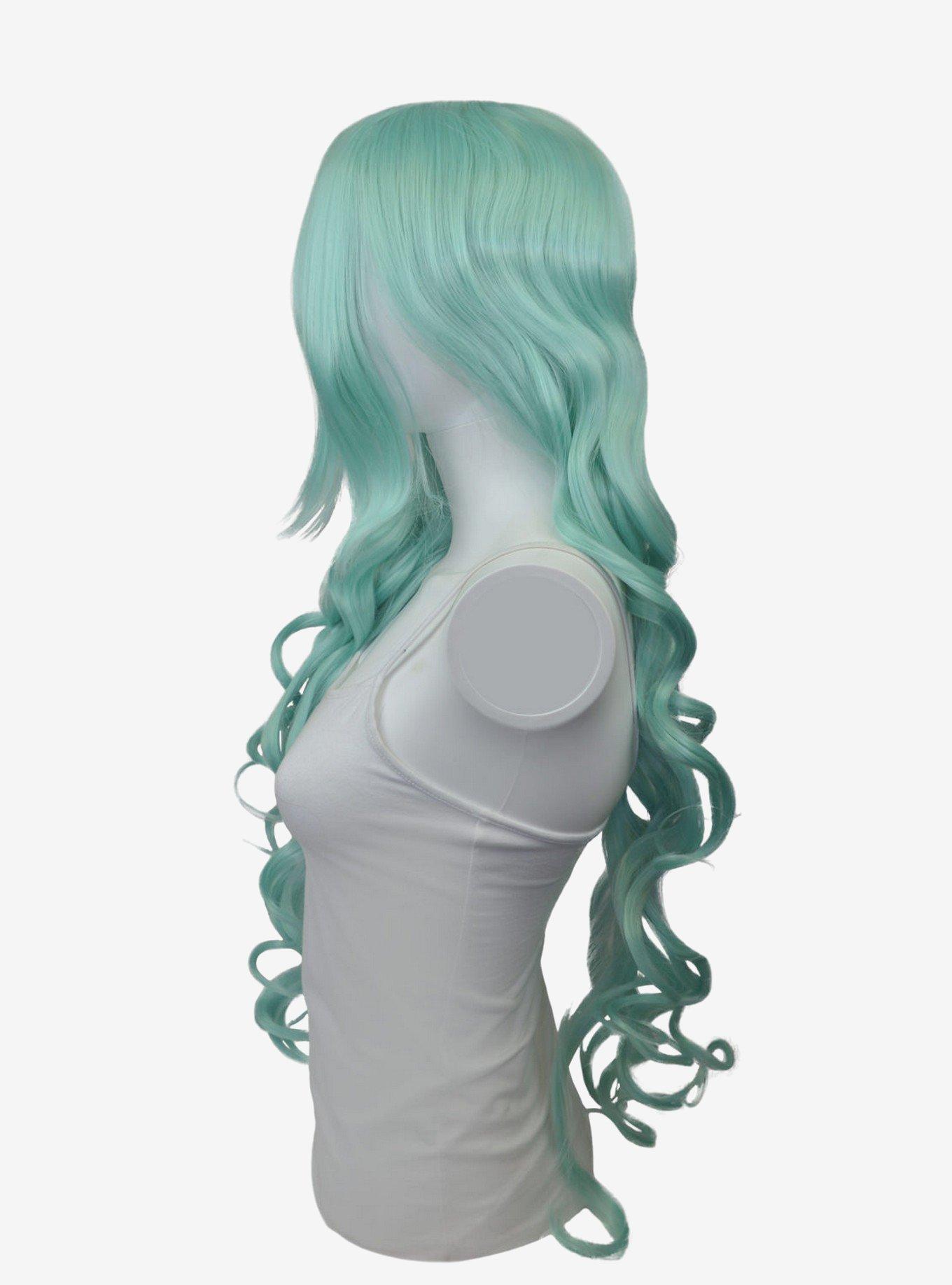 Epic Cosplay Hera Mint Green Long Curly Wig, , alternate