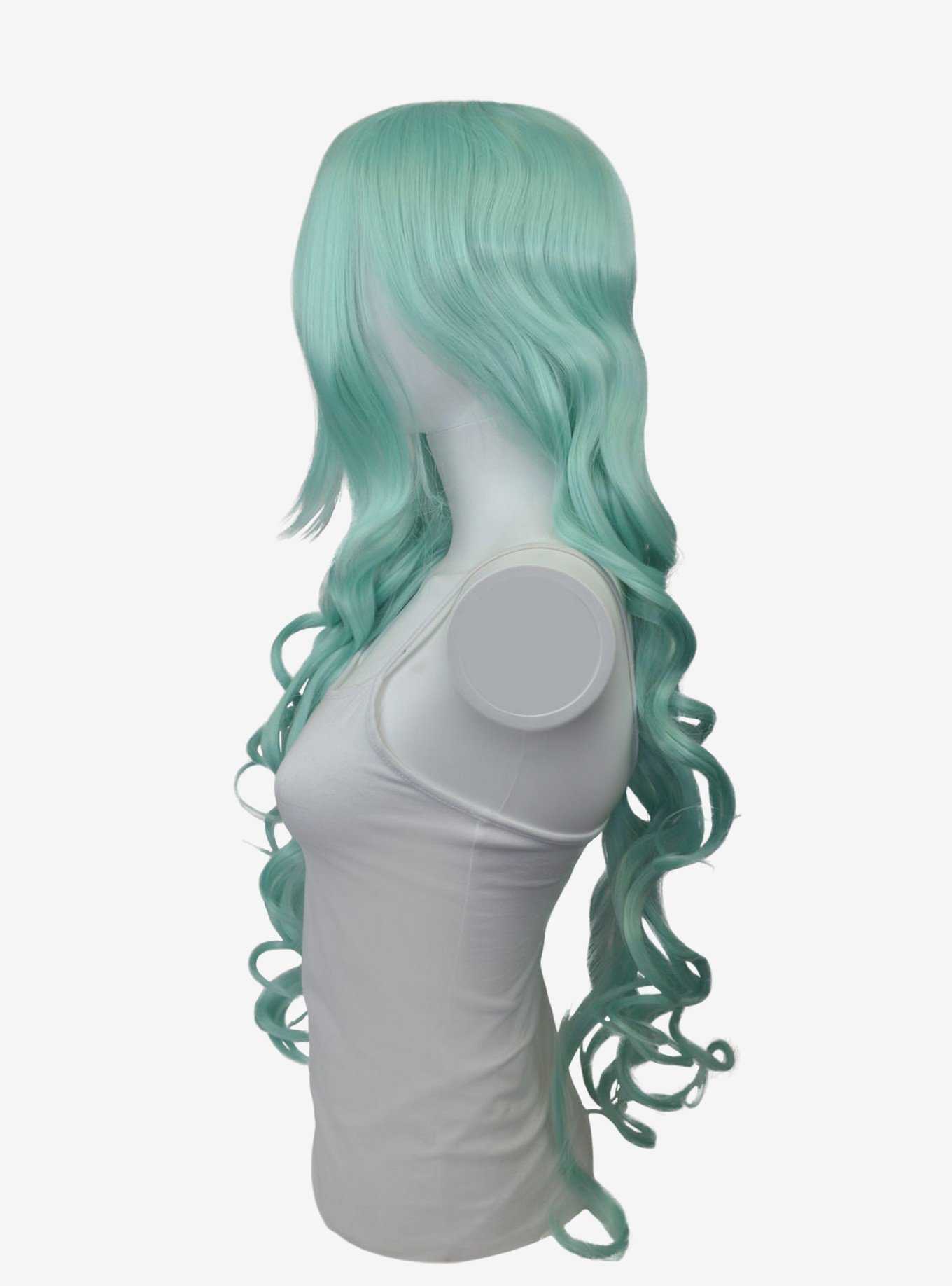 Epic Cosplay Hera Mint Green Long Curly Wig, , hi-res