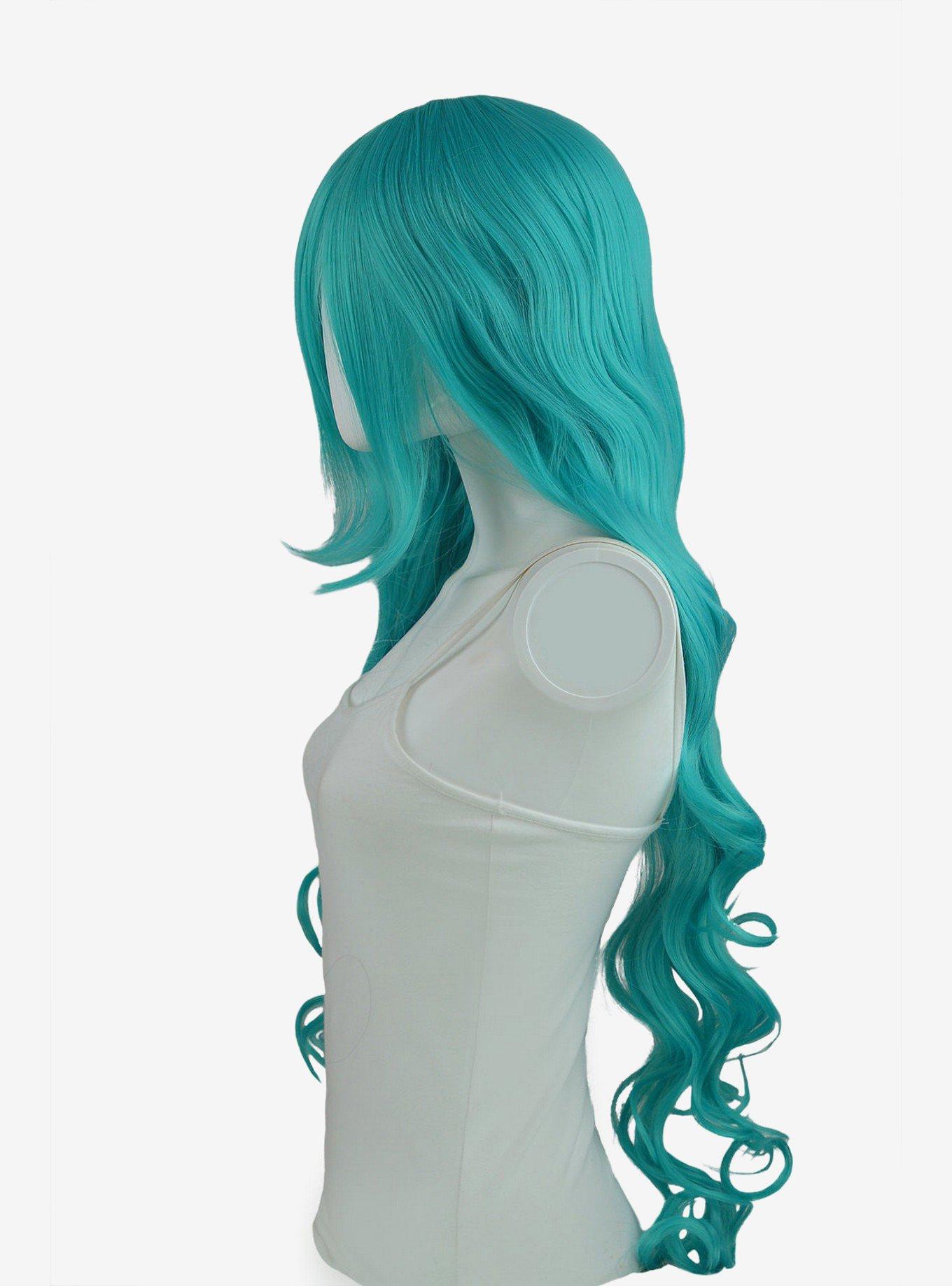 Epic Cosplay Hera Vocaloid Green Long Curly Wig, , hi-res