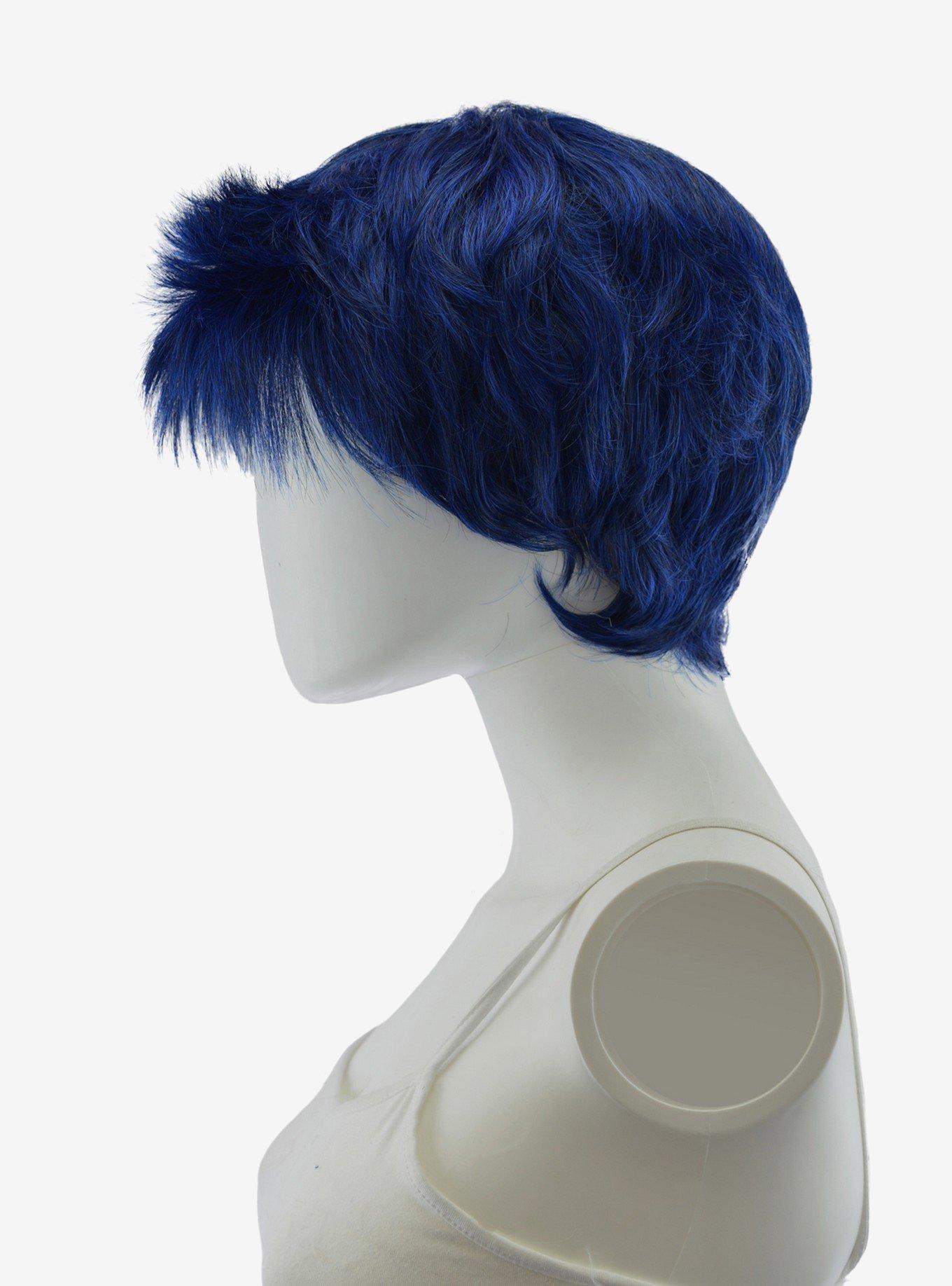 Epic Cosplay Hermes Blue Black Fusion Pixie Hair Wig, , alternate