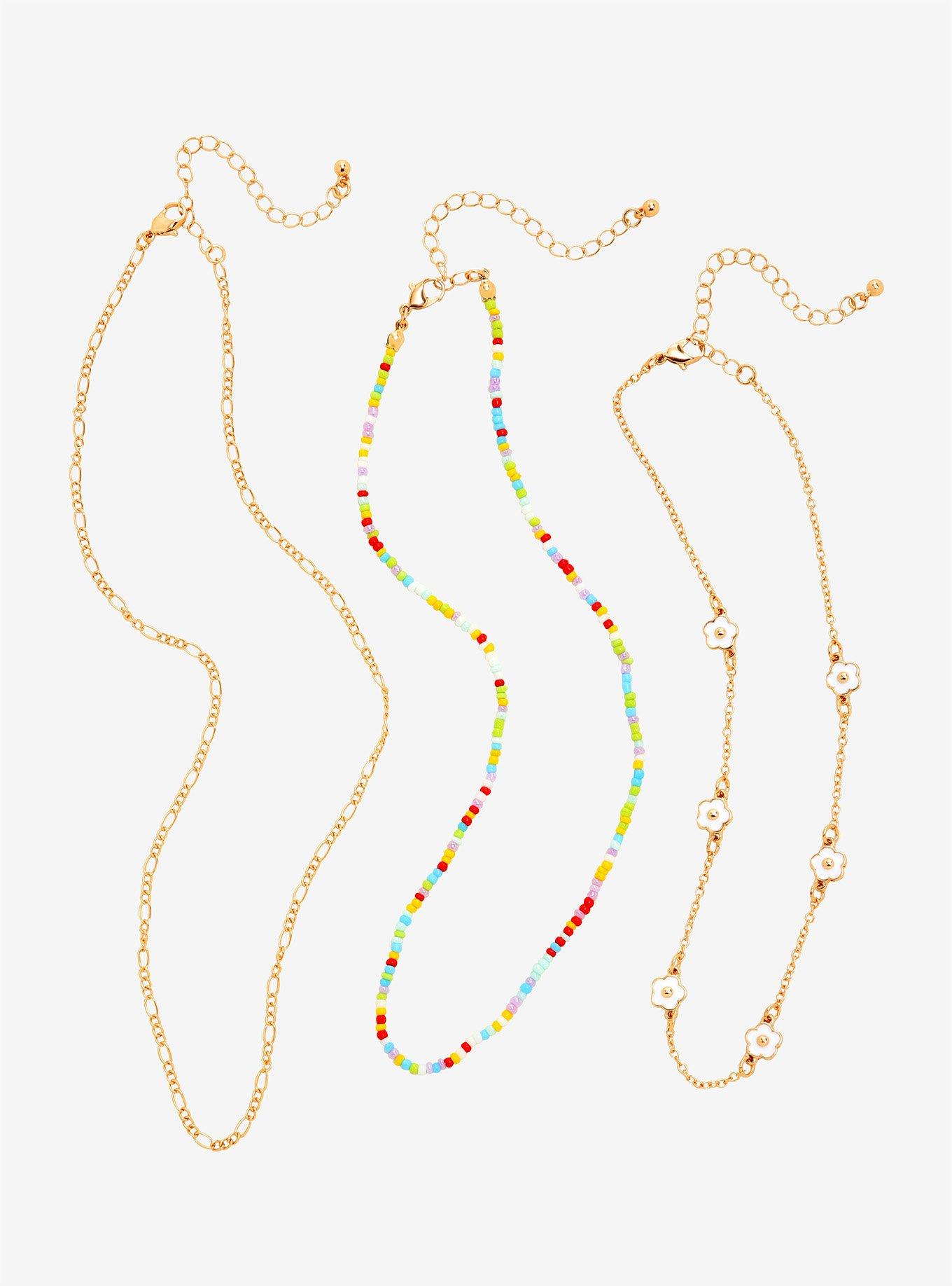 Daisy Layered Choker Set - BoxLunch Exclusive, , alternate