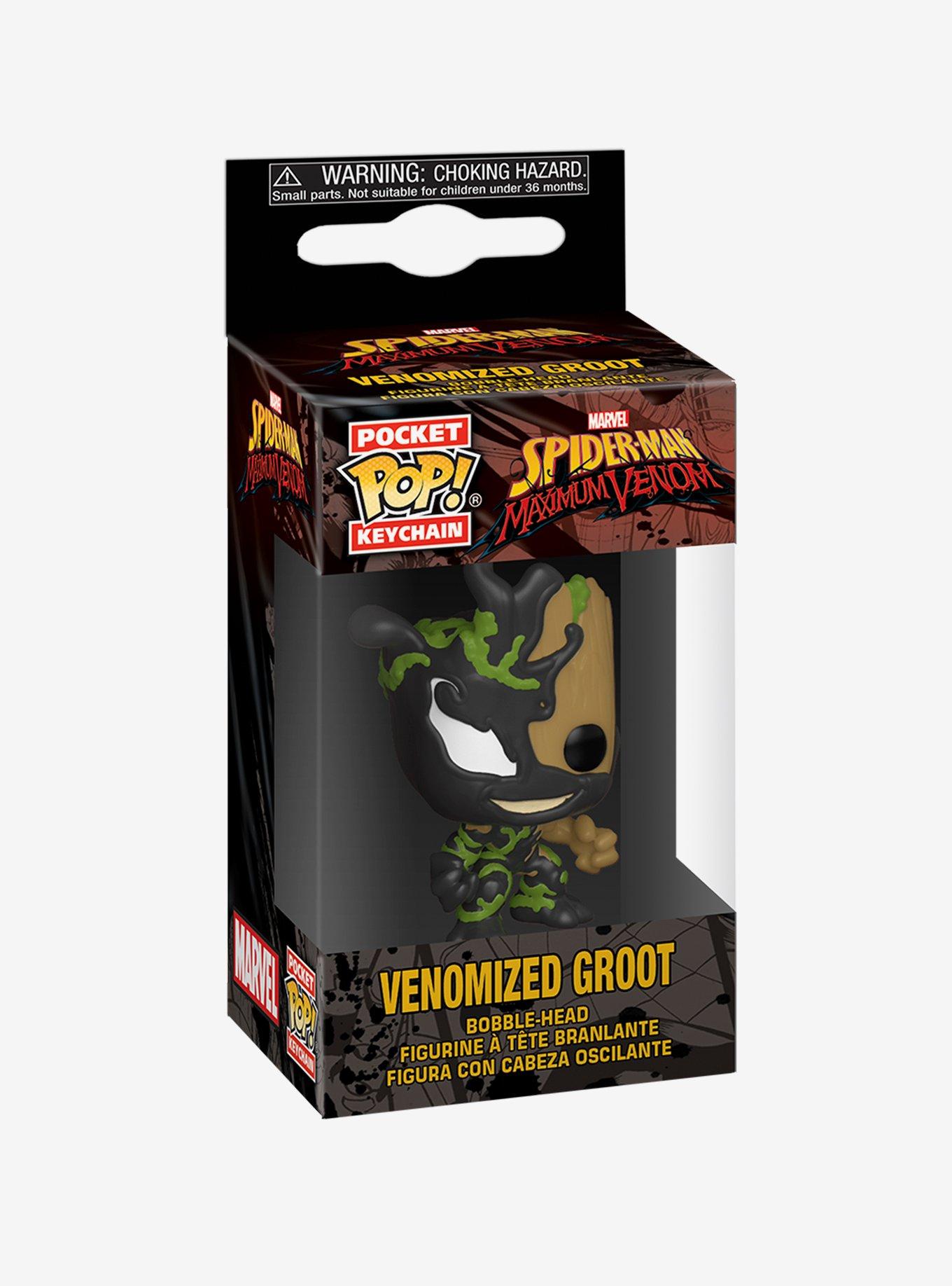 Funko Marvel Spider-Man Maximum Venom Pocket Pop! Venomized Groot Key Chain, , alternate