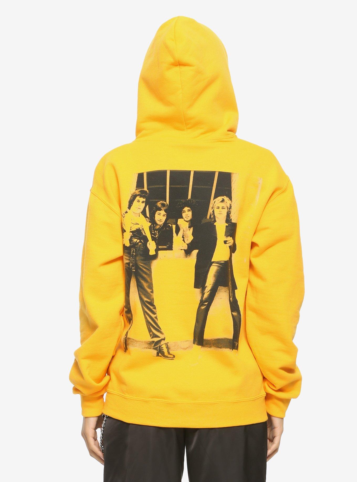 Queen Window Photo Girls Hoodie, YELLOW, alternate