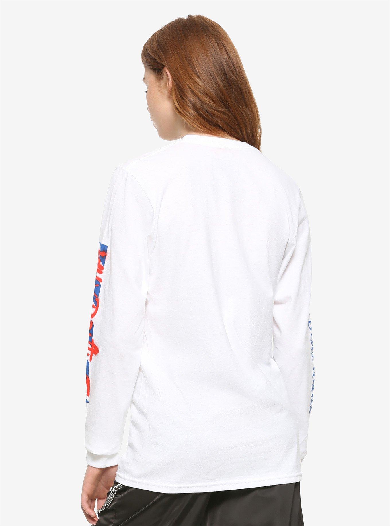 Why Don't We Spray Paint Girls Long-Sleeve T-Shirt, WHITE, alternate