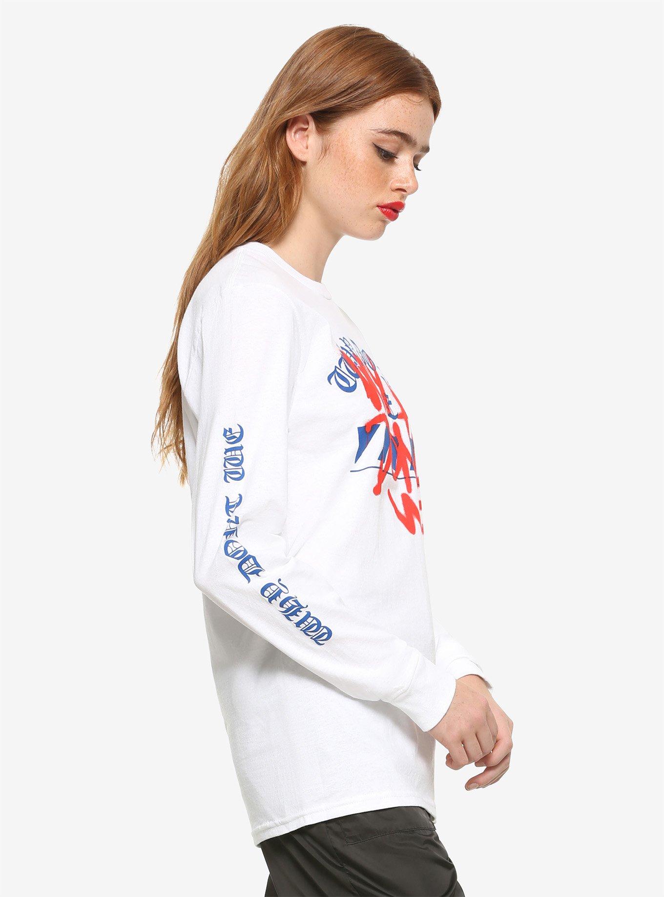 Why Don't We Spray Paint Girls Long-Sleeve T-Shirt, WHITE, alternate