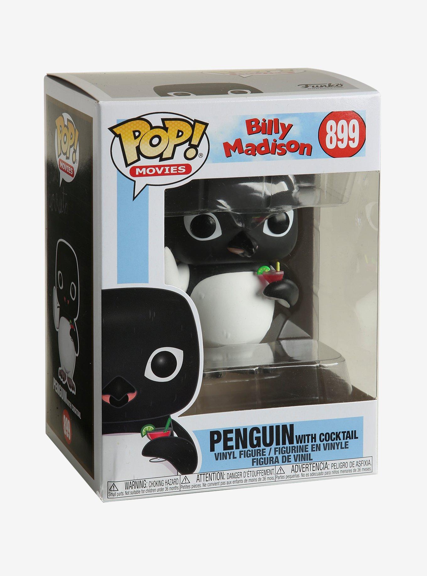 Funko Pop! Billy Madison Penguin with Cocktail Vinyl Figure, , alternate