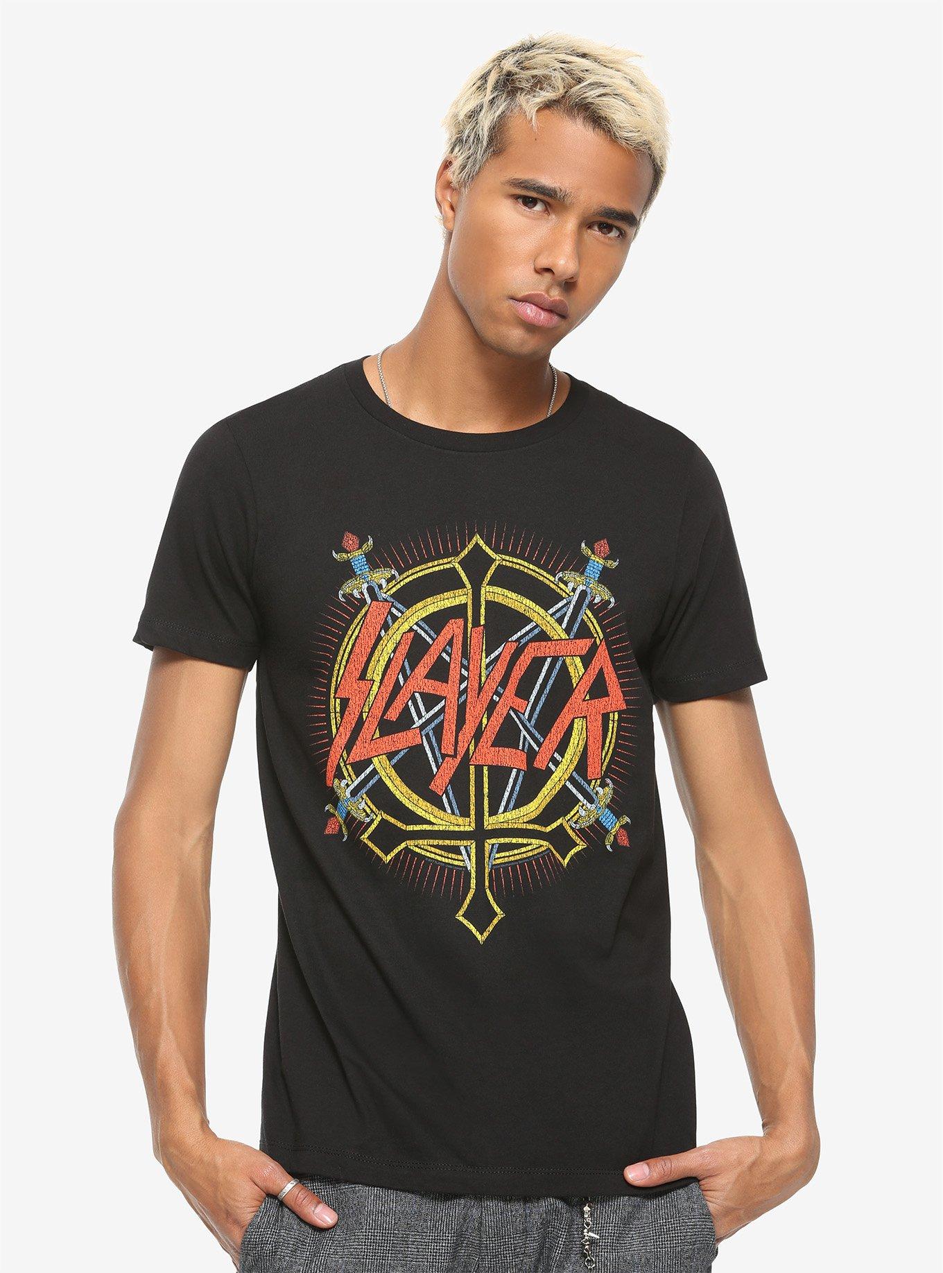 Slayer Sword Pentagram T-Shirt, BLACK, alternate