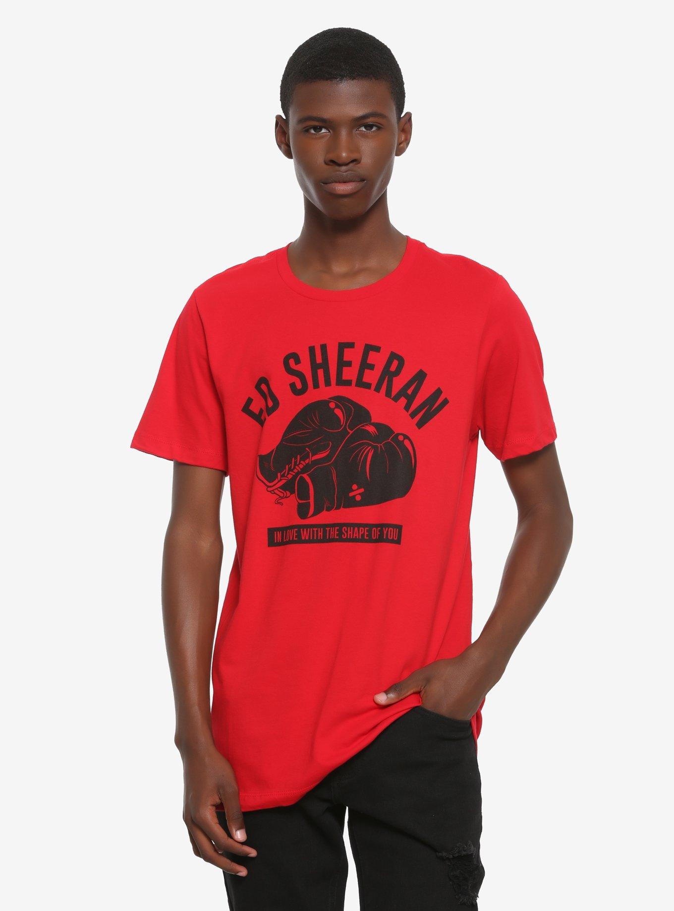 Ed Sheeran Shape Of You Red T-Shirt, RED, alternate
