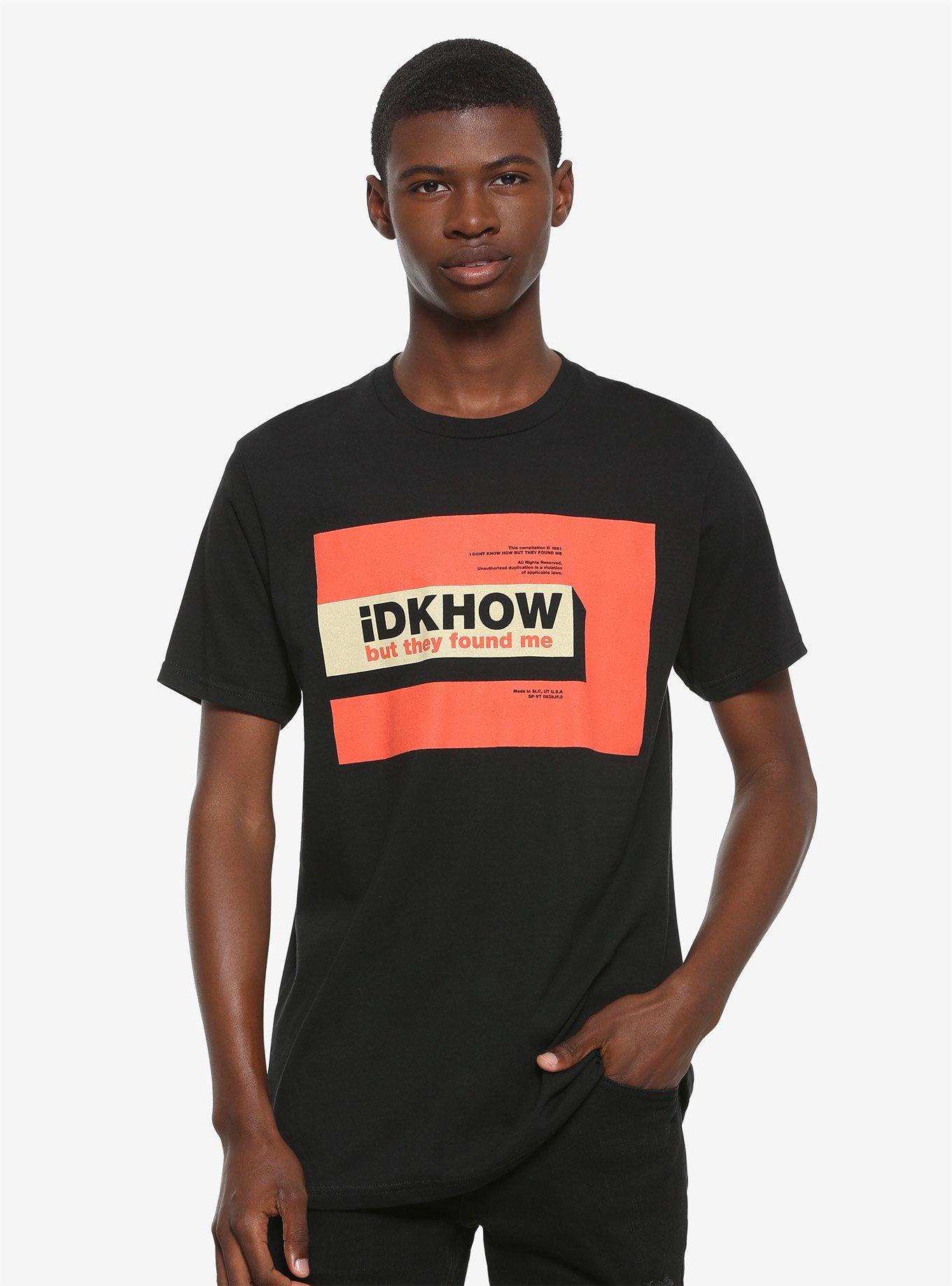 I Don't Know How But They Found Me Orange Box T-Shirt, BLACK, alternate