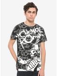 My Chemical Romance The Black Parade Belt Print T-Shirt, BLACK, alternate
