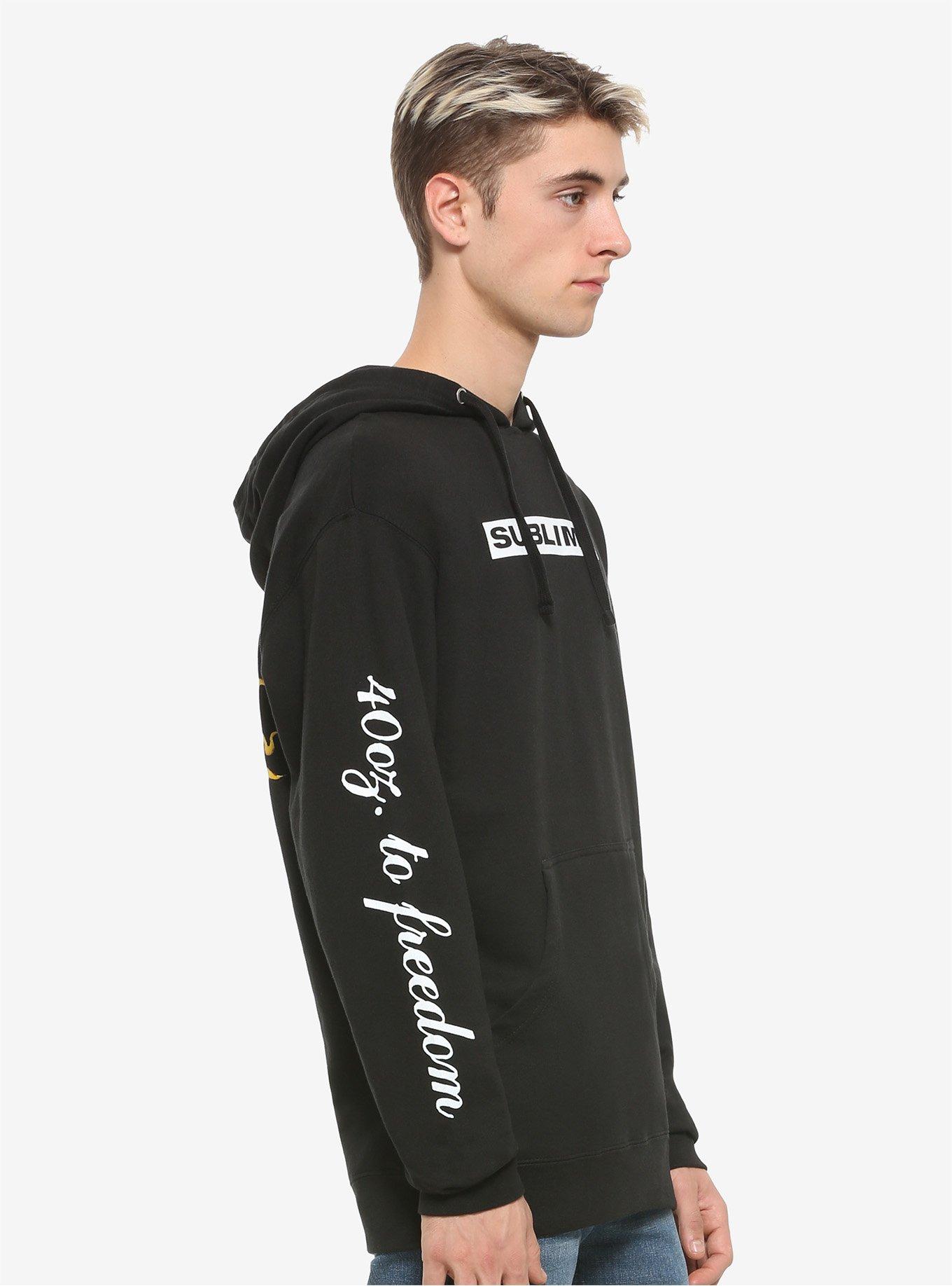 Sublime 40 Oz. To Freedom Hoodie, BLACK, alternate
