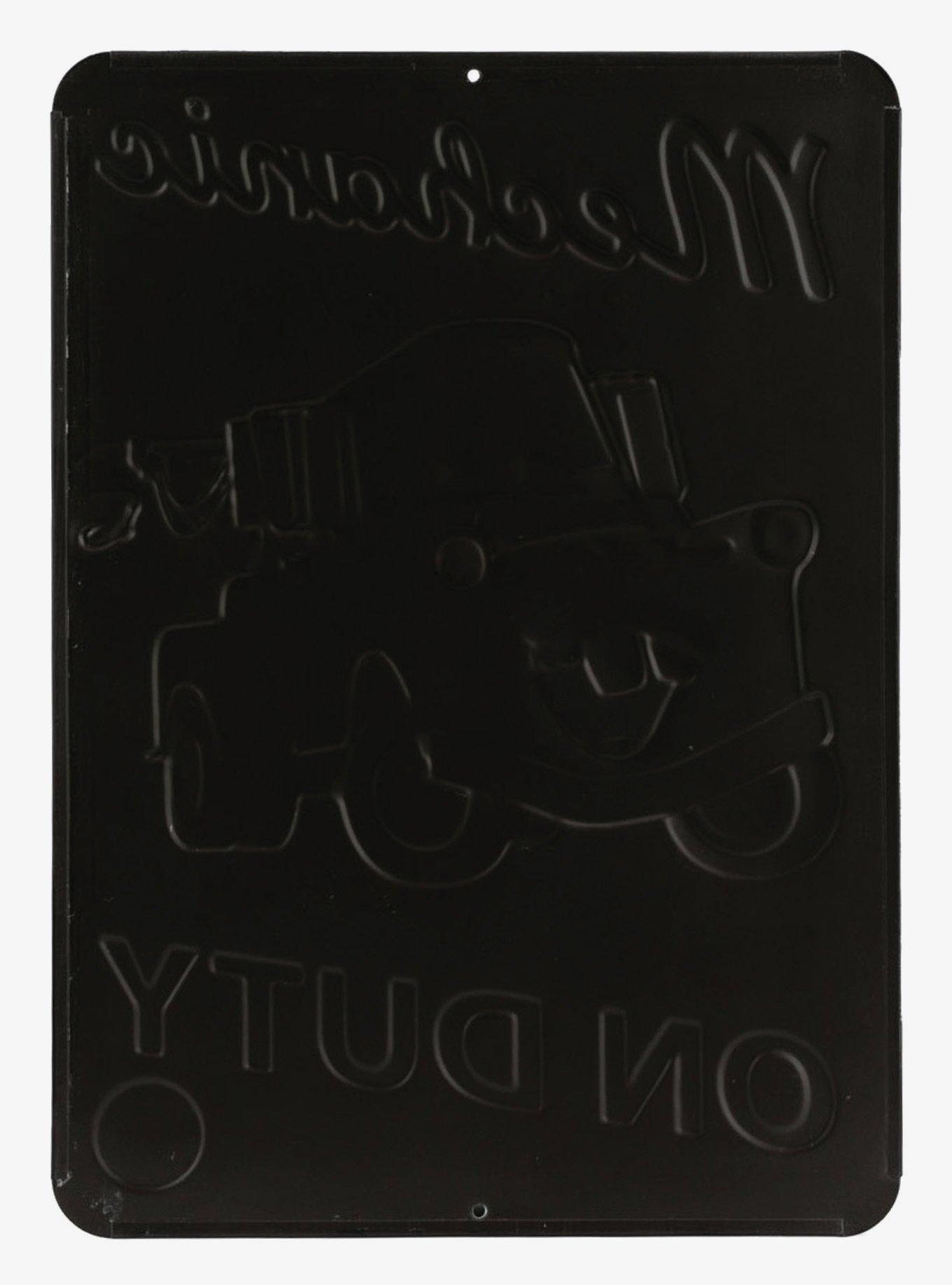 Tow Mater "Mechanic on Duty" Embossed Sign, , alternate