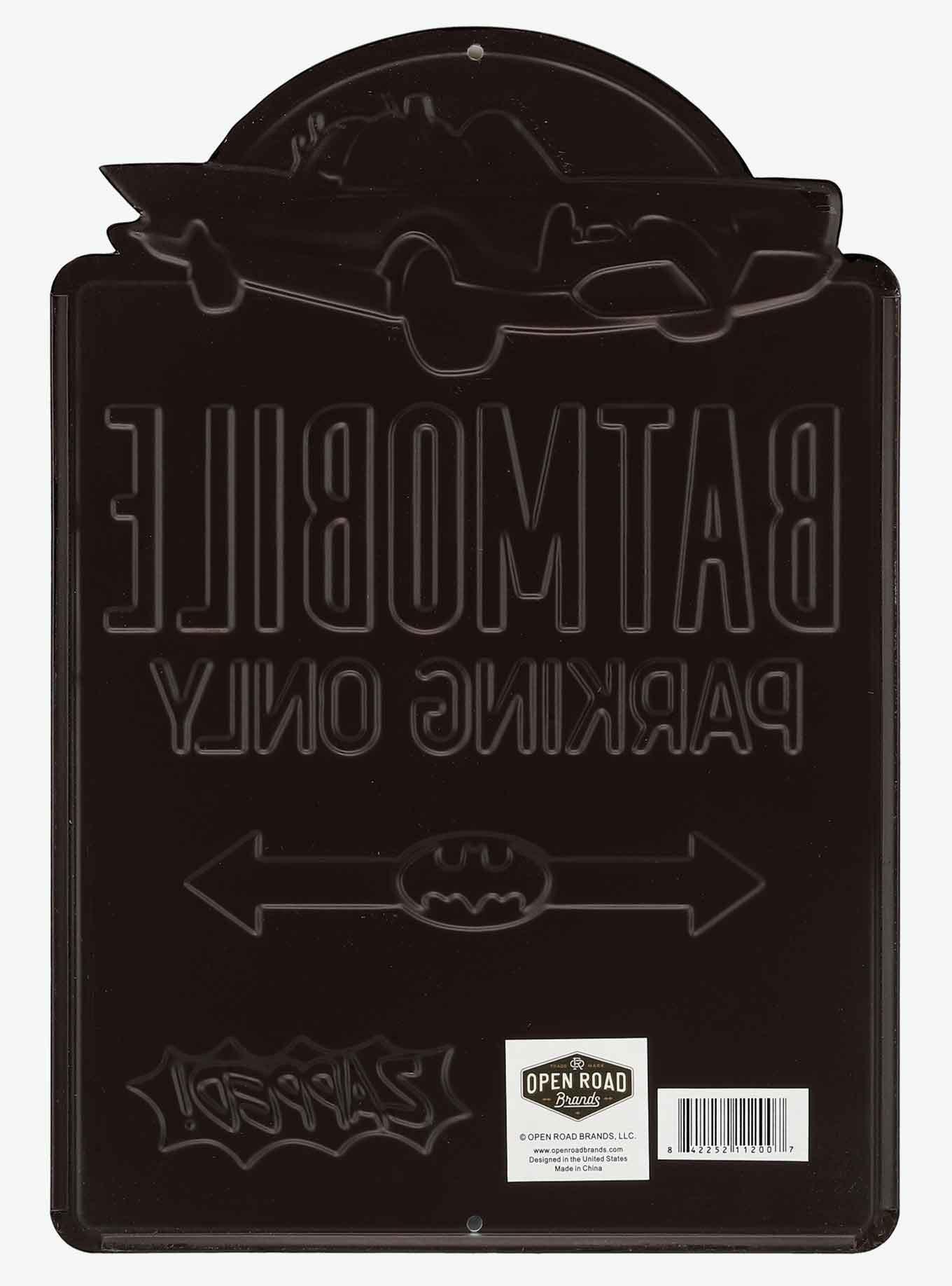 DC Comics Batman "Batmobile Parking Only" Embossed Sign, , alternate