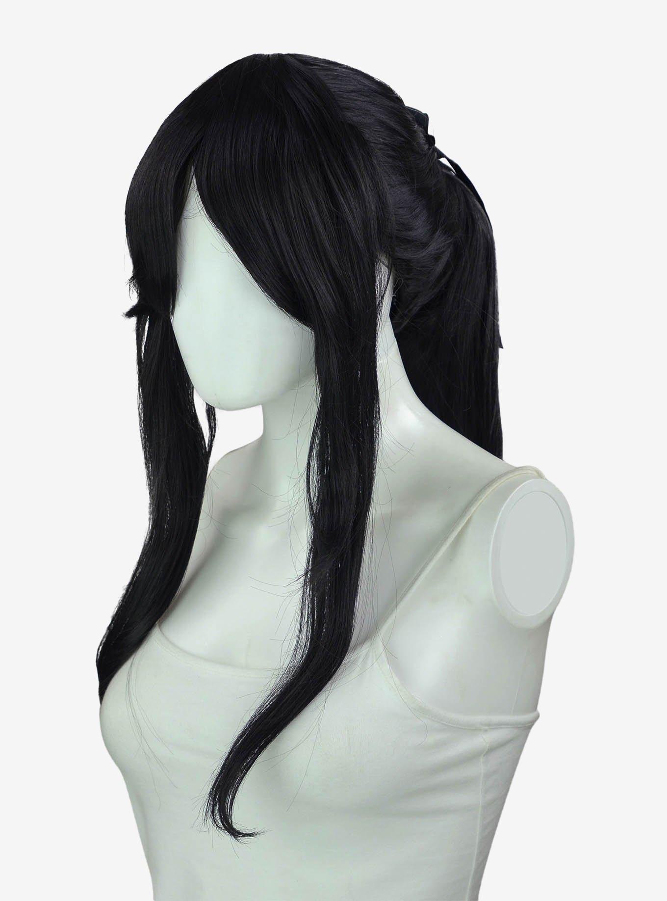 Epic Cosplay Phoebe Black Ponytail Wig, , alternate