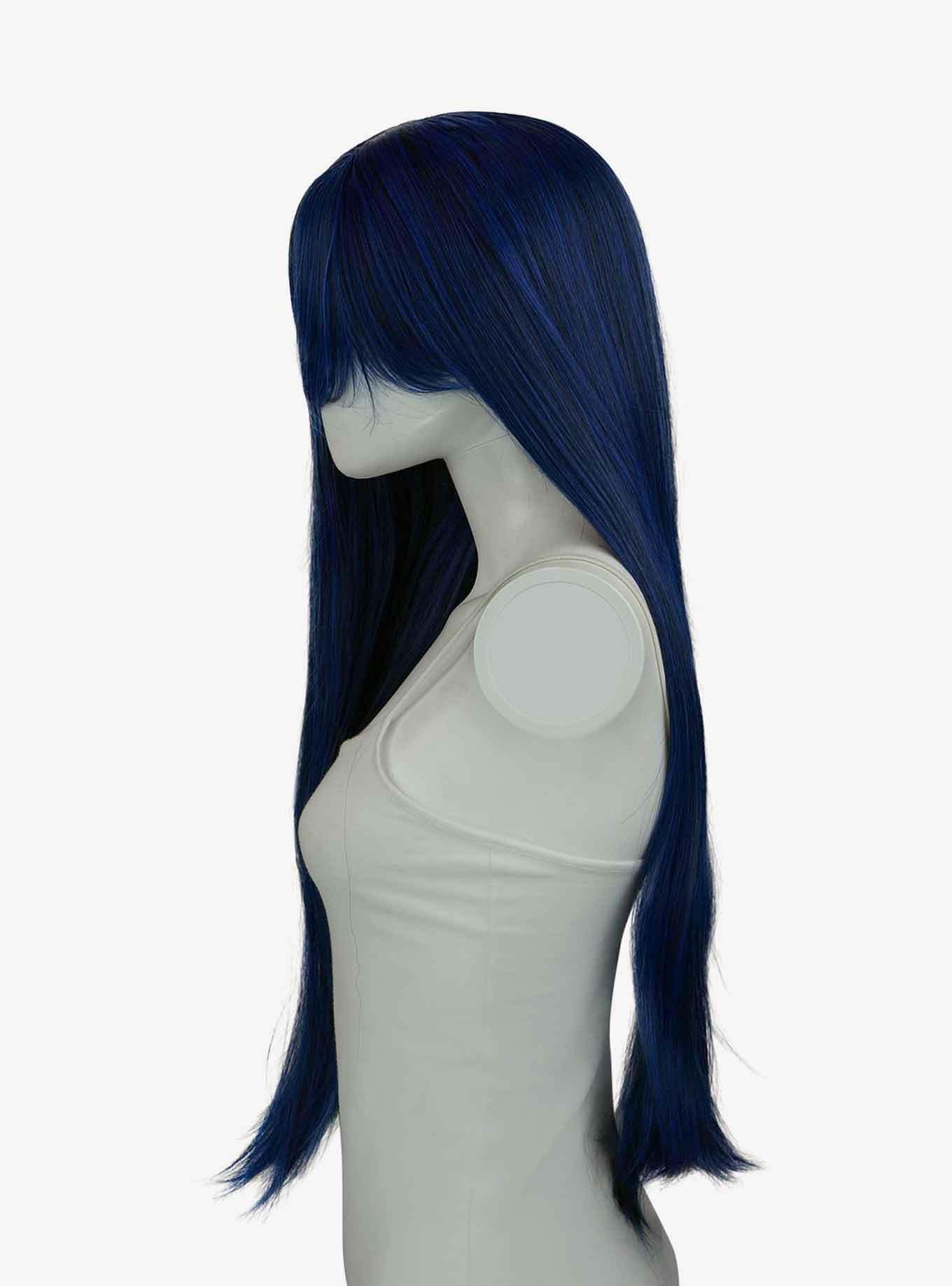 Epic Cosplay Nyx Blue Black Fusion Long Straight Wig, , alternate