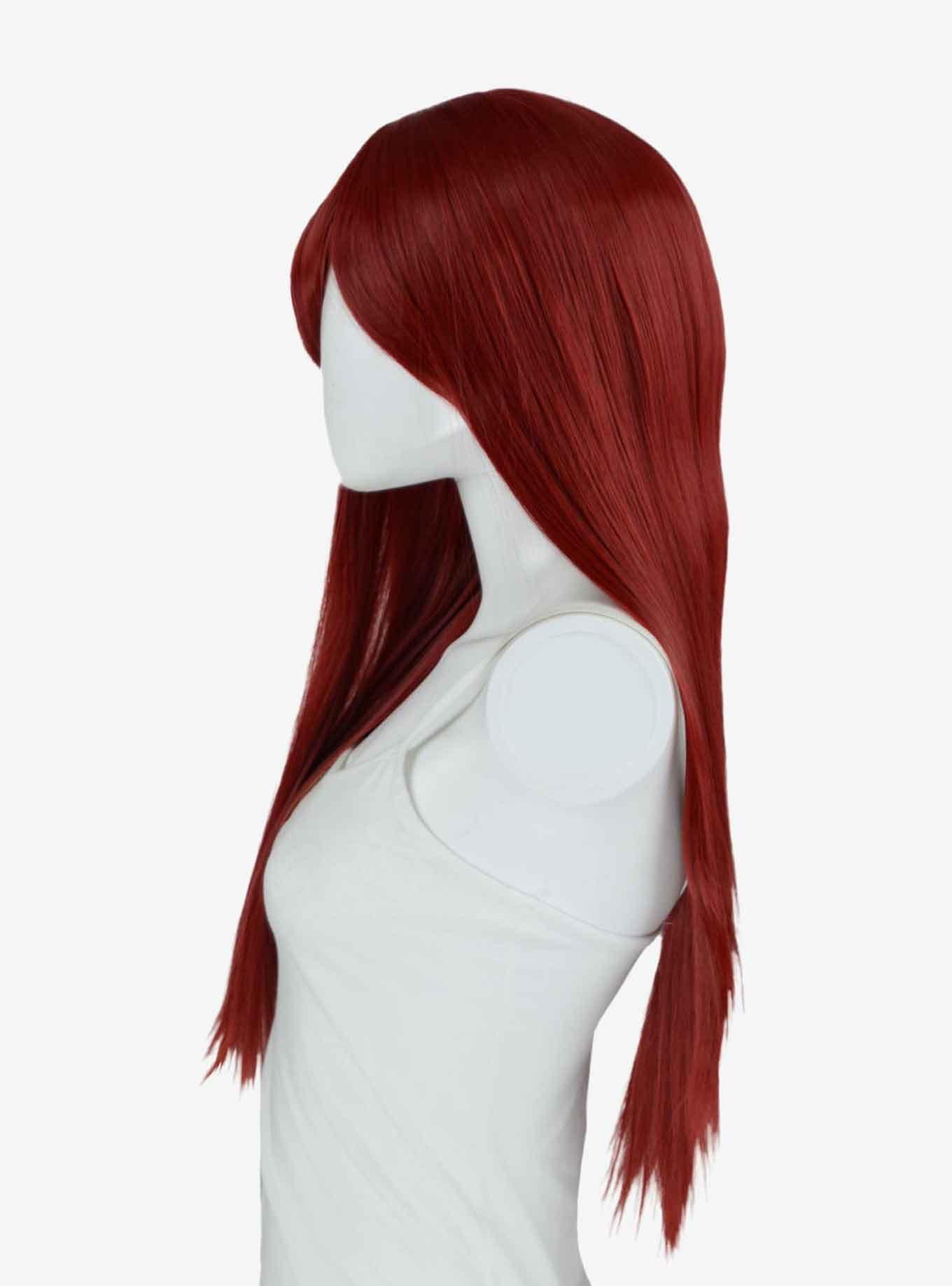 Epic Cosplay Nyx Dark Red Long Straight Wig, , alternate